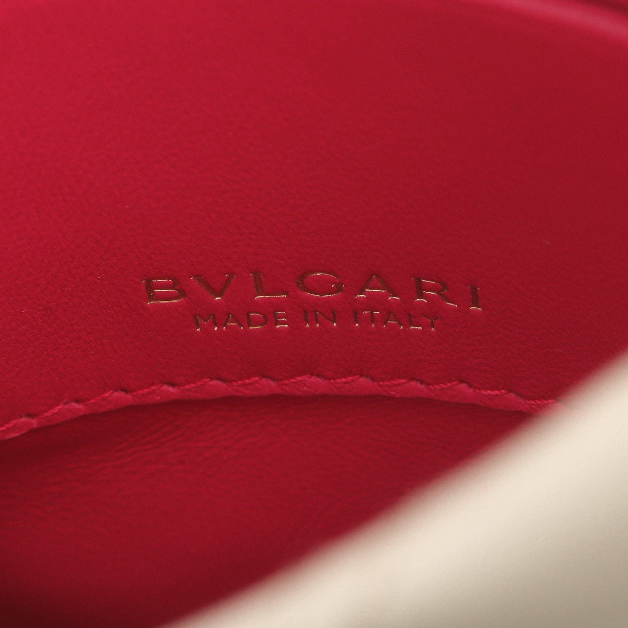 Bvlgari Bvlgari Serpenti Cabochon Phone Case Chain Shoulder Bag Leather Gray Beige Size ONE SIZE - 4 Thumbnail