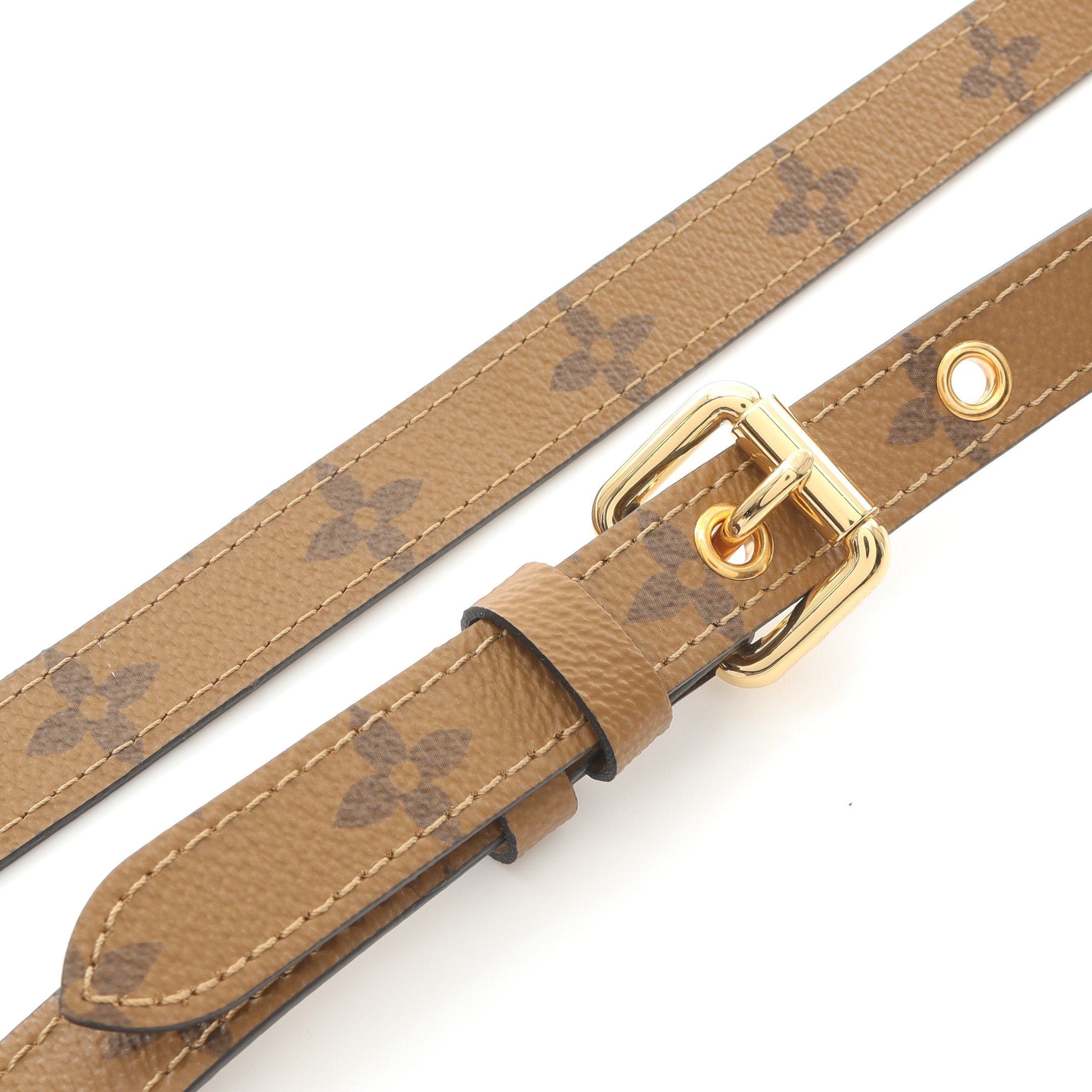 Louis Vuitton Louis Vuitton Pochette Metis Mm Monogram Reverse Handbag Leather Brown Black Size ONE SIZE - 9 Thumbnail
