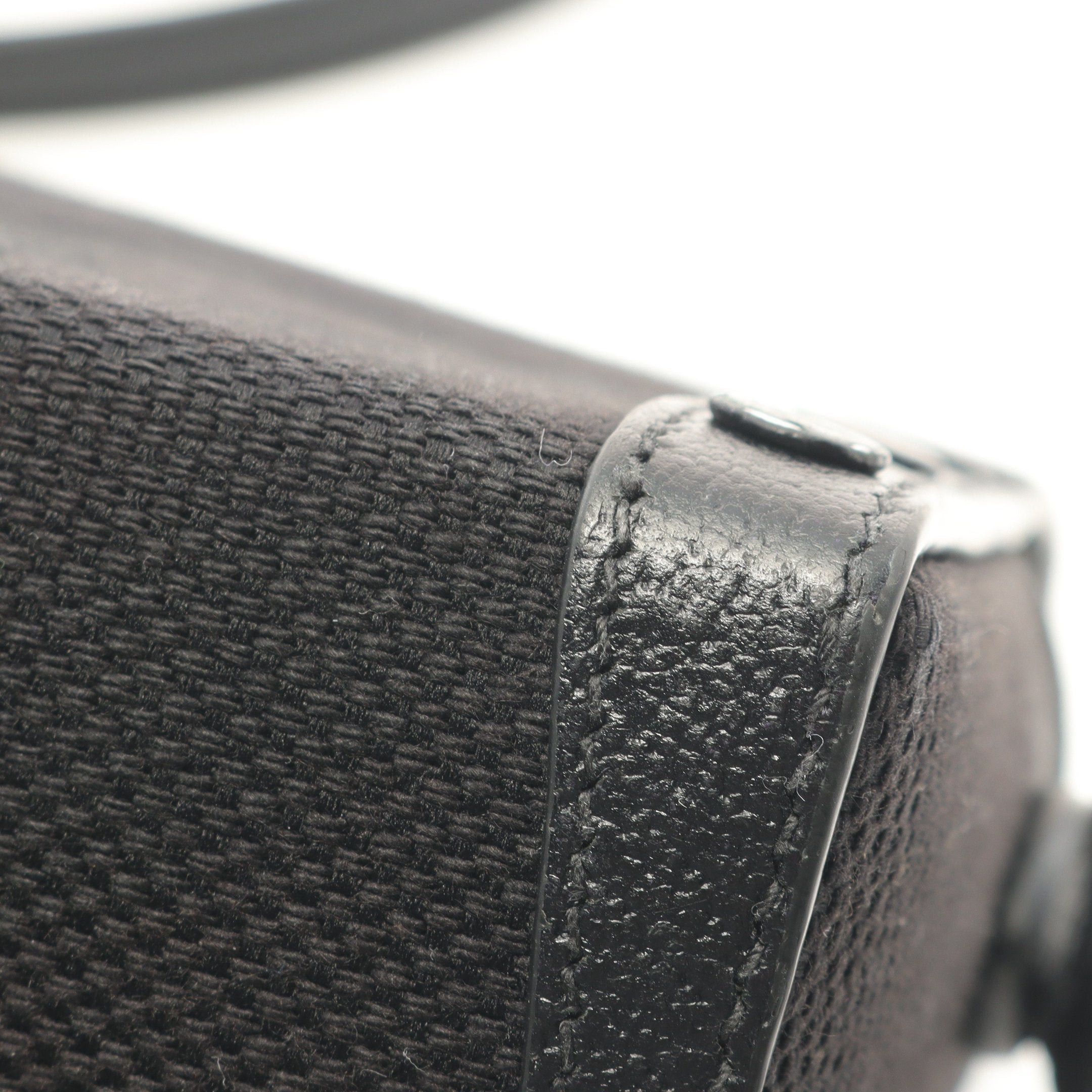 Gucci Gucci Horsebit 1955 Jumbo Gg Shoulder Bag Canvas Leather Black Size ONE SIZE - 7 Thumbnail