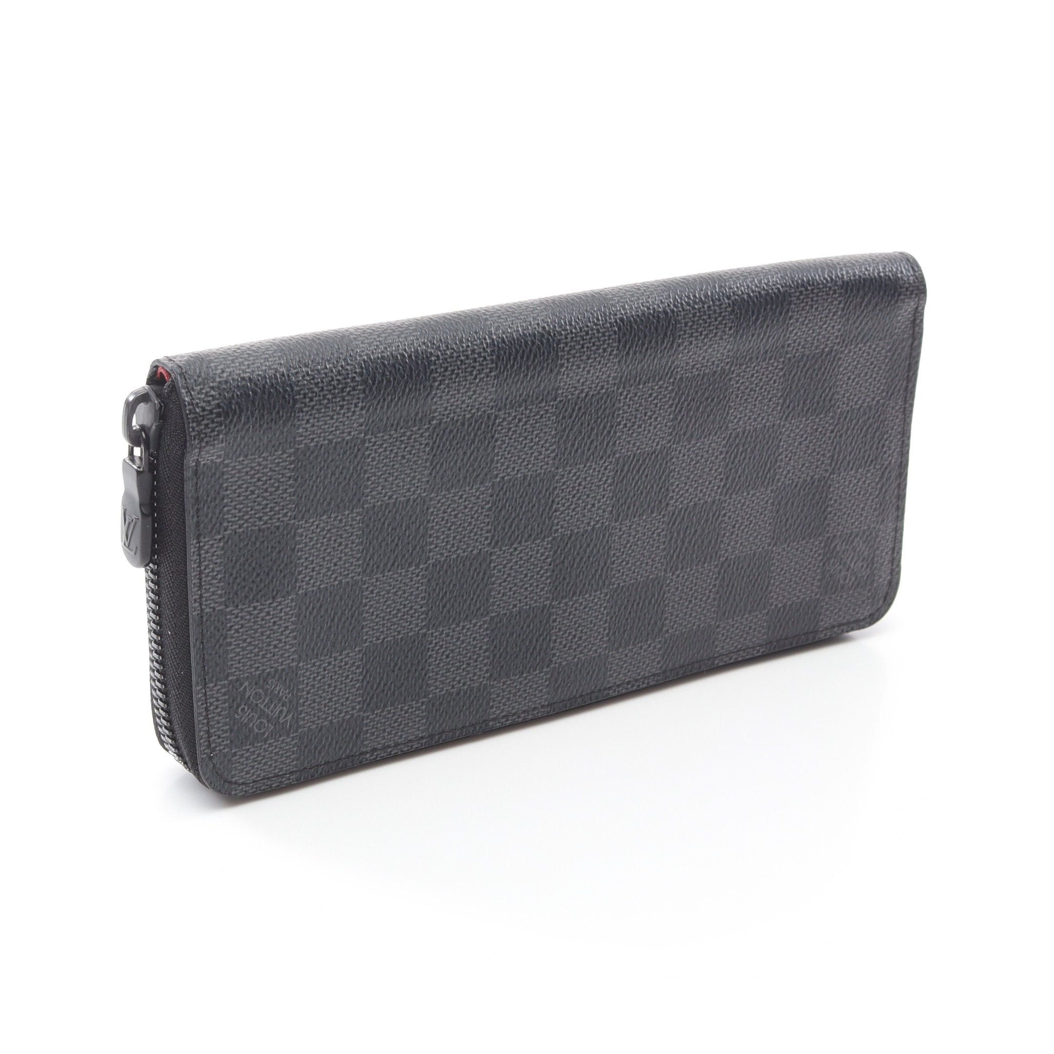 Louis Vuitton Louis Vuitton Zippy Wallet Vertical Damier Graphite Utility Round Zipper Long Leather Black Size ONE SIZE - 2 Thumbnail