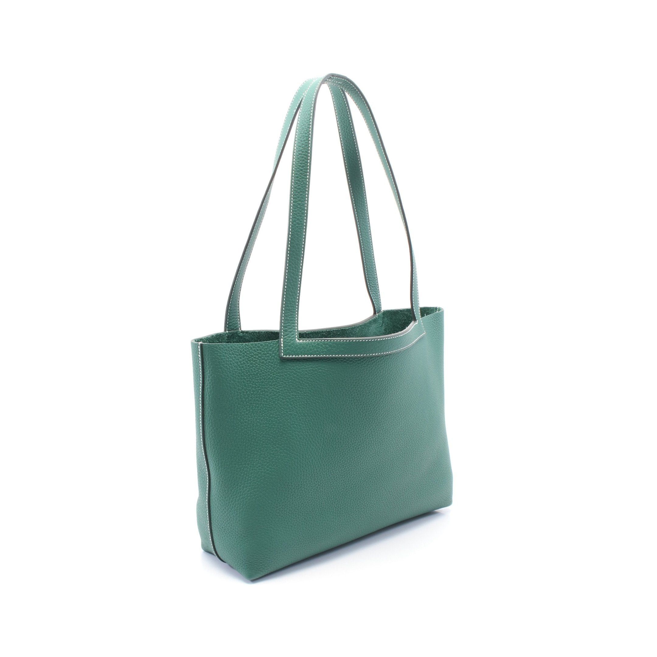 Hermes Hermes Cabasserie 31 Veil Vertigo Shoulder Bag Tote Clemence Leather Green Double Engraved Size ONE SIZE - 2 Thumbnail