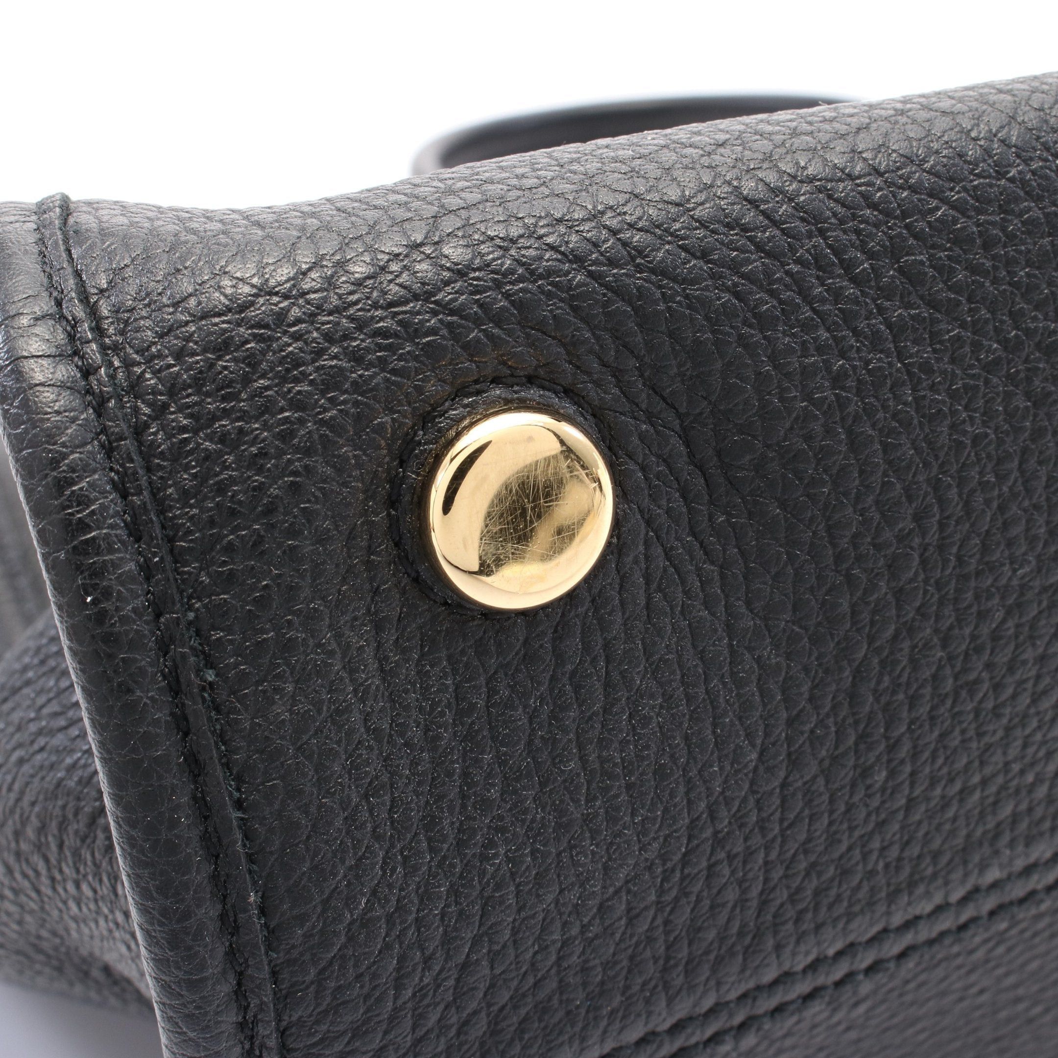 Gucci Gucci Handbag Tote Bag Leather Black Size ONE SIZE - 6 Thumbnail
