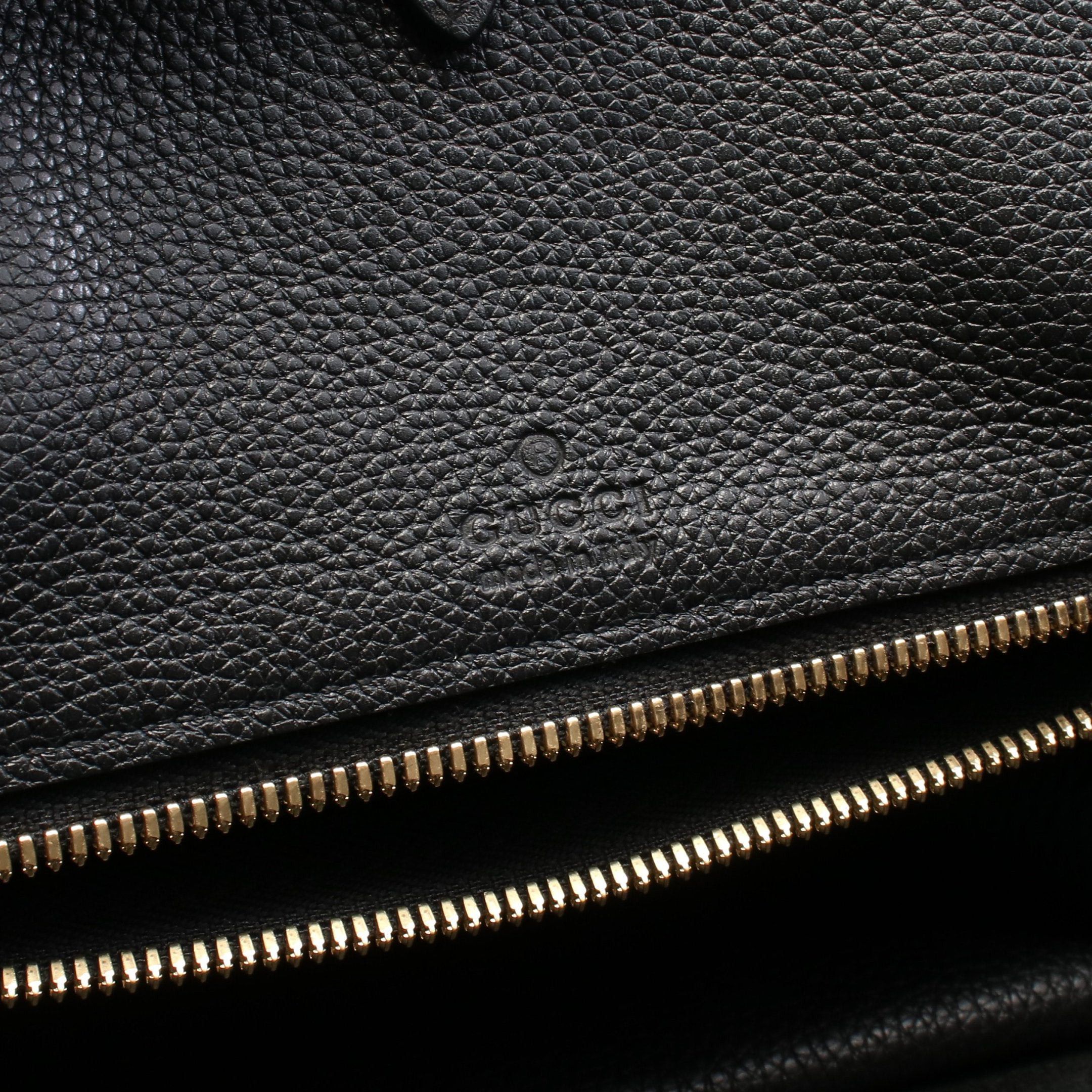 Gucci Gucci Handbag Tote Bag Leather Black Size ONE SIZE - 4 Thumbnail