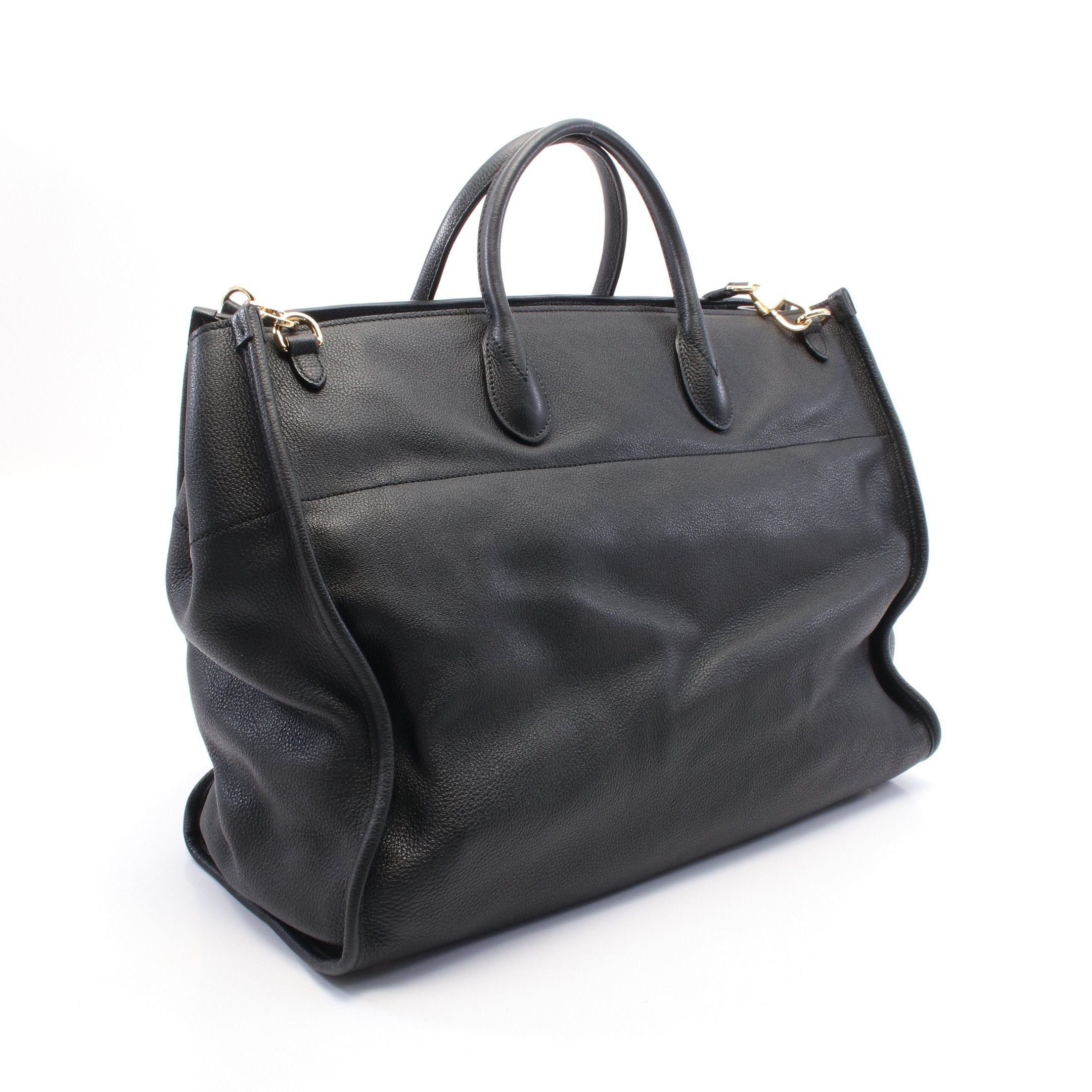 Gucci Gucci Handbag Tote Bag Leather Black Size ONE SIZE - 2 Thumbnail