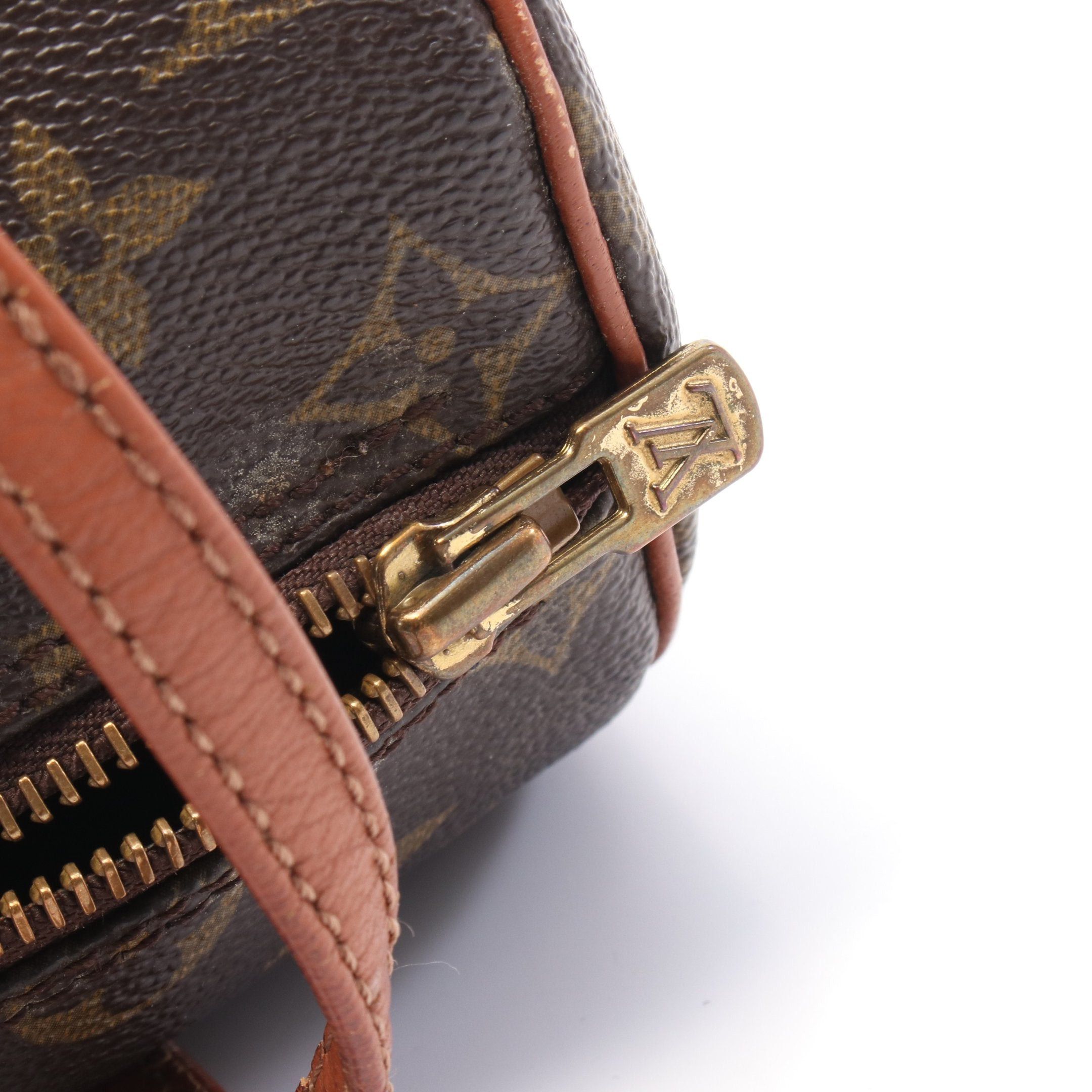 Louis Vuitton Louis Vuitton Papillon 26 Monogram Old Model Handbag Leather Brown Size ONE SIZE - 7 Thumbnail