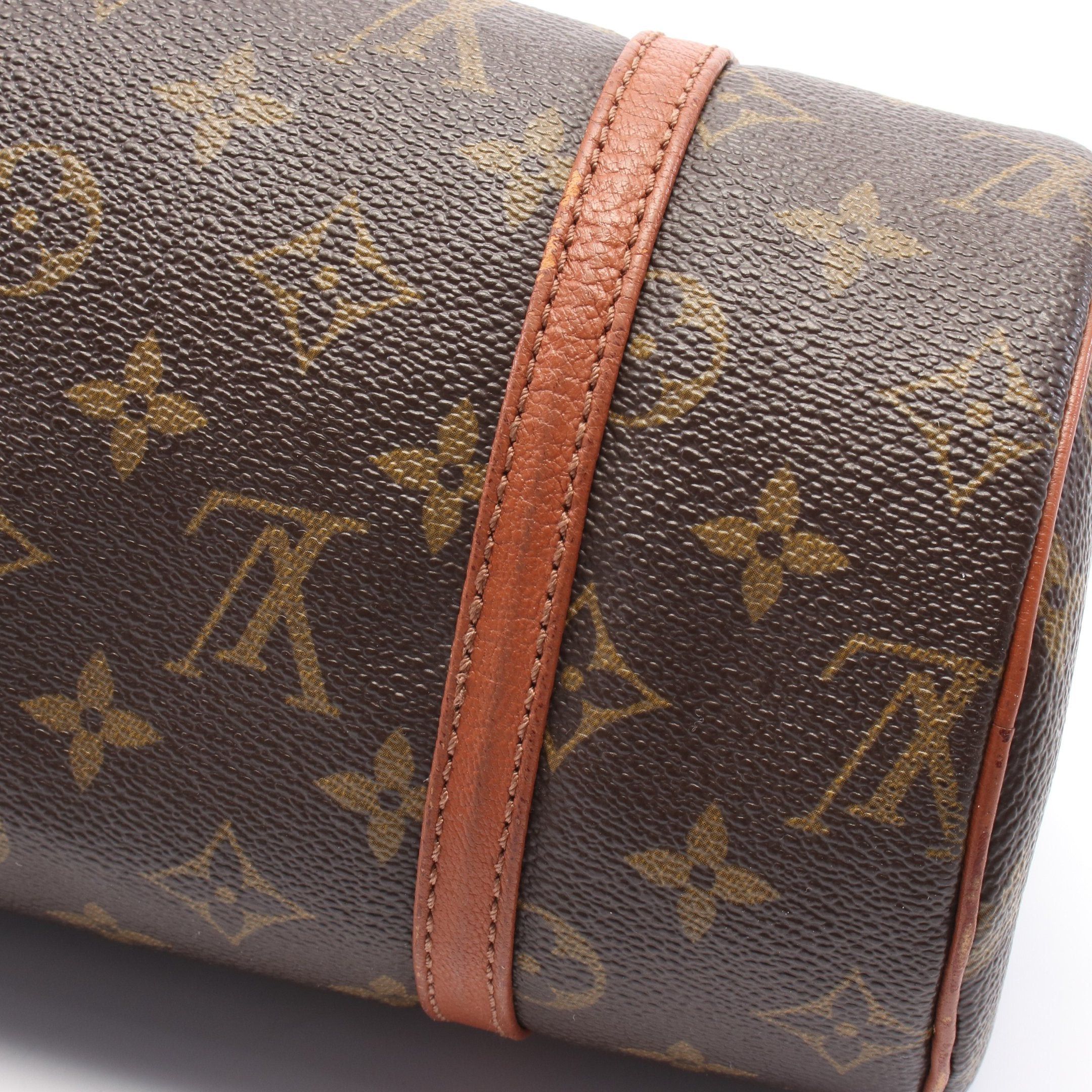 Louis Vuitton Louis Vuitton Papillon 26 Monogram Old Model Handbag Leather Brown Size ONE SIZE - 9 Thumbnail