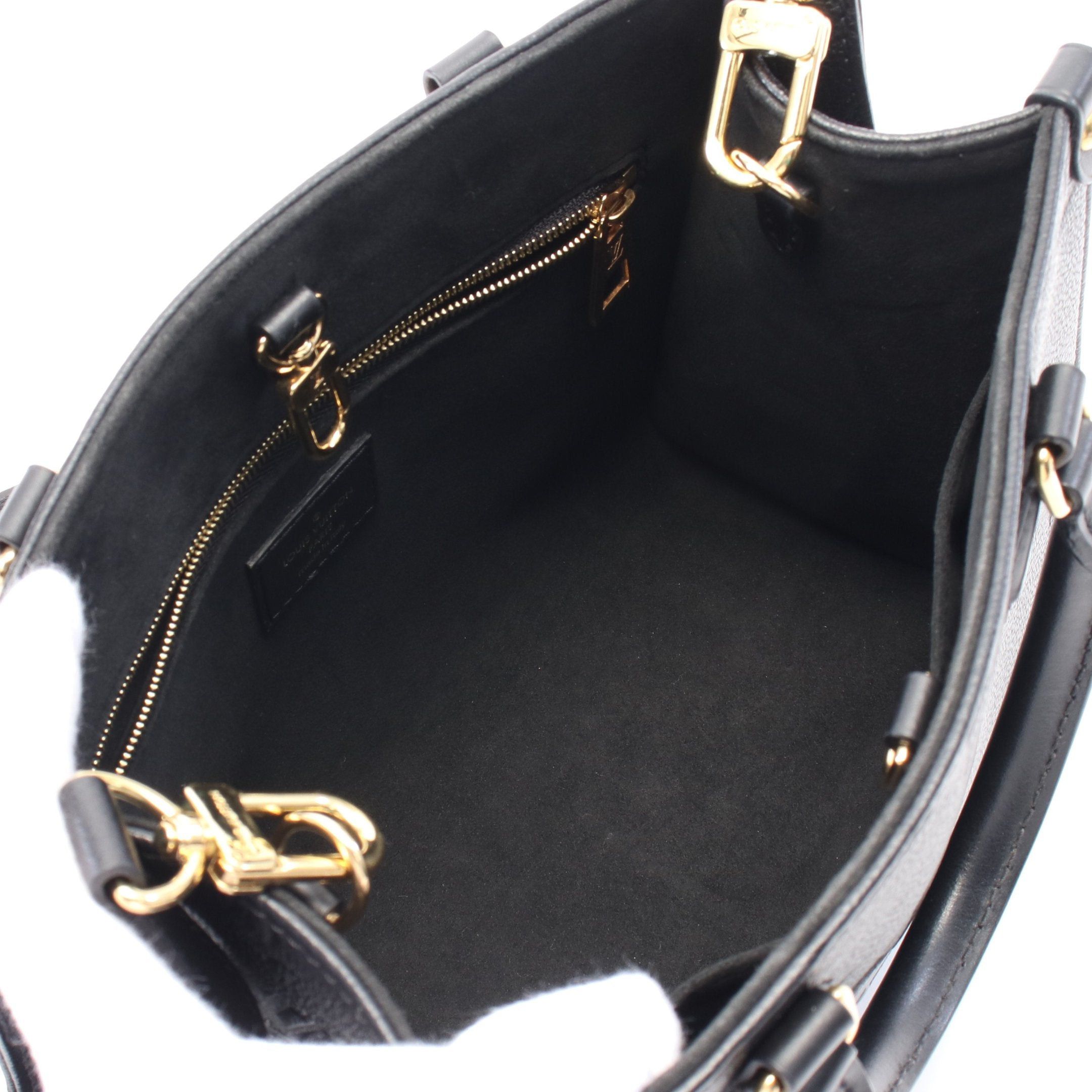 Louis Vuitton Louis Vuitton On-The-Go Pm Monogram Empreinte Noir Handbag Leather Black Size ONE SIZE - 3 Thumbnail