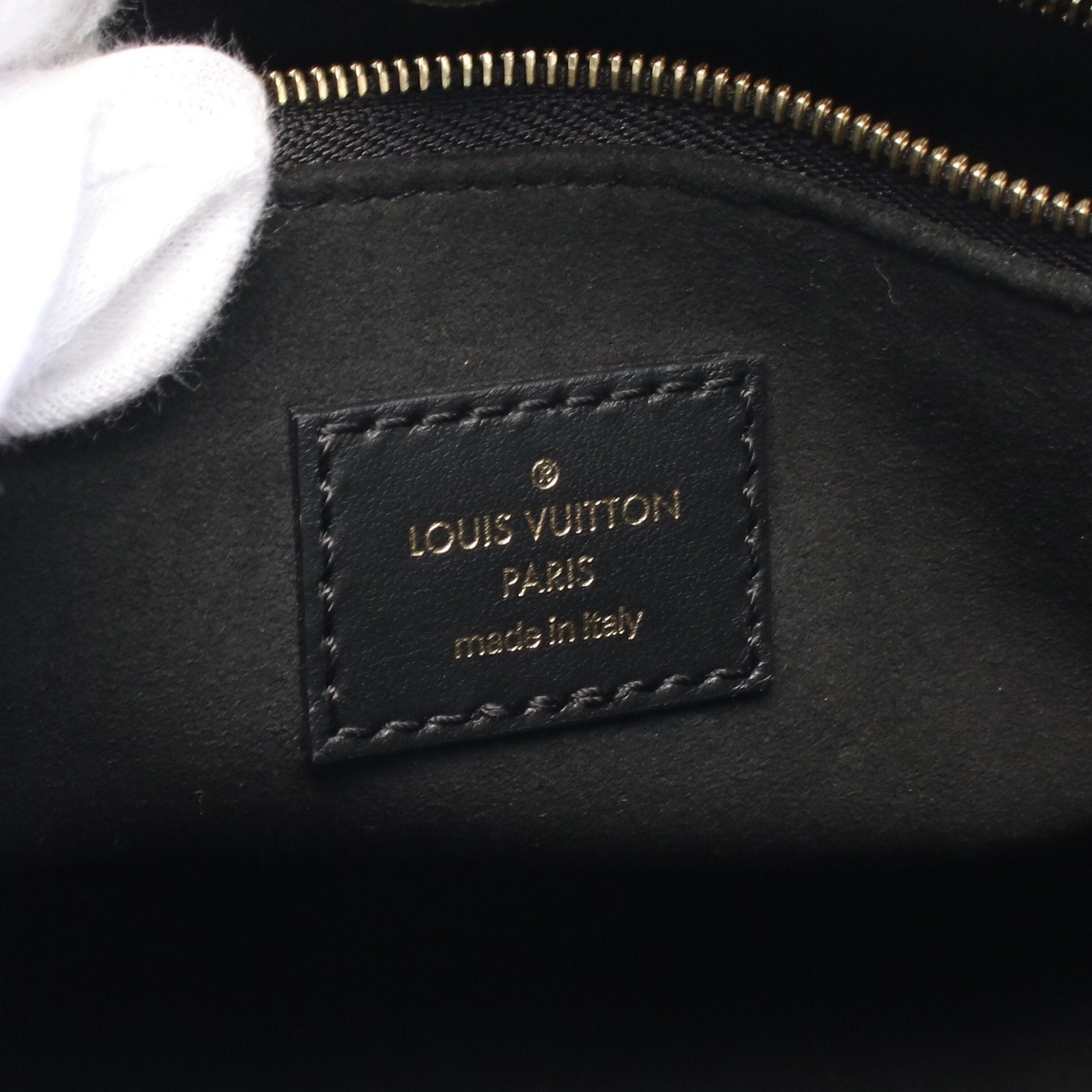 Louis Vuitton Louis Vuitton On-The-Go Pm Monogram Empreinte Noir Handbag Leather Black Size ONE SIZE - 4 Thumbnail