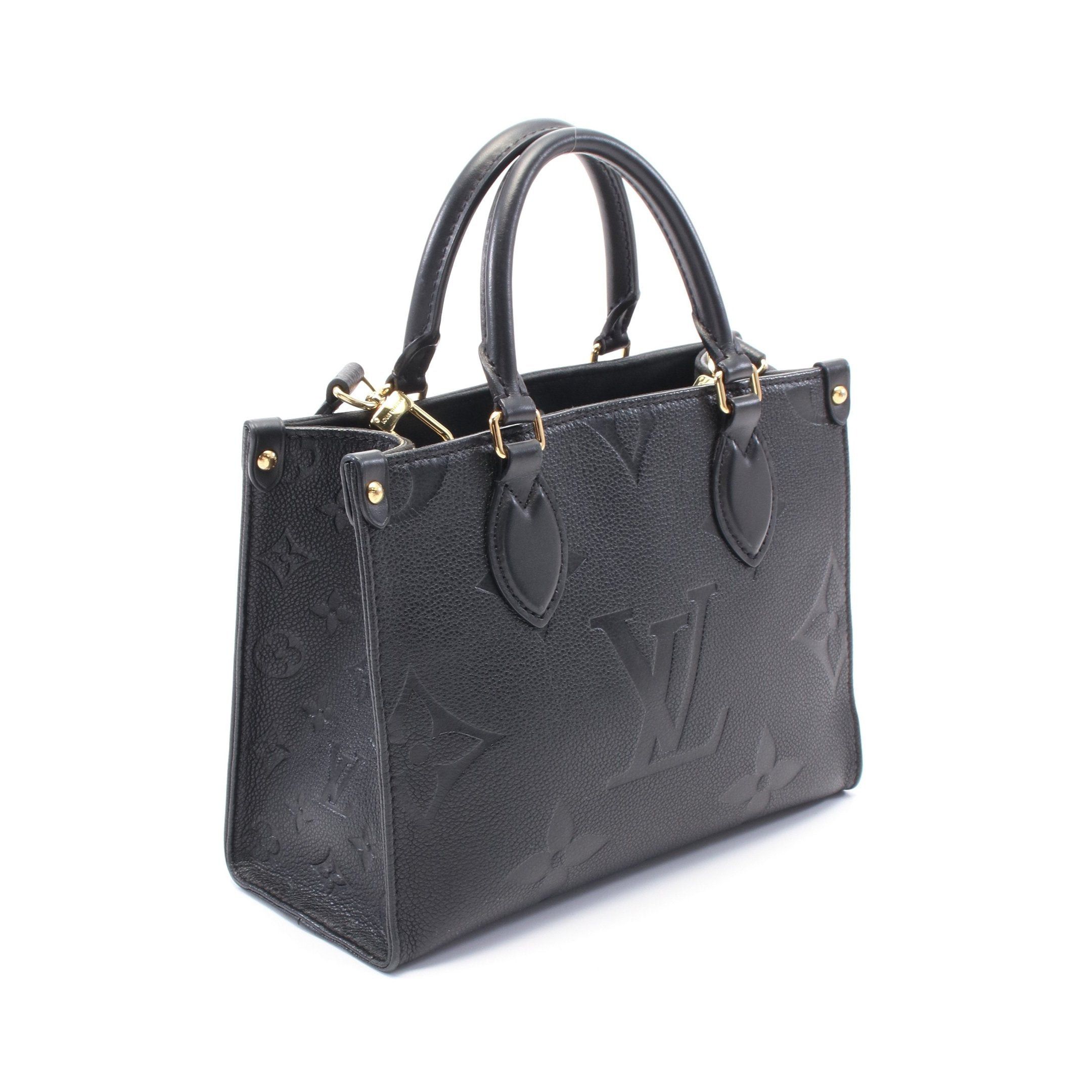 Louis Vuitton Louis Vuitton On-The-Go Pm Monogram Empreinte Noir Handbag Leather Black Size ONE SIZE - 2 Thumbnail