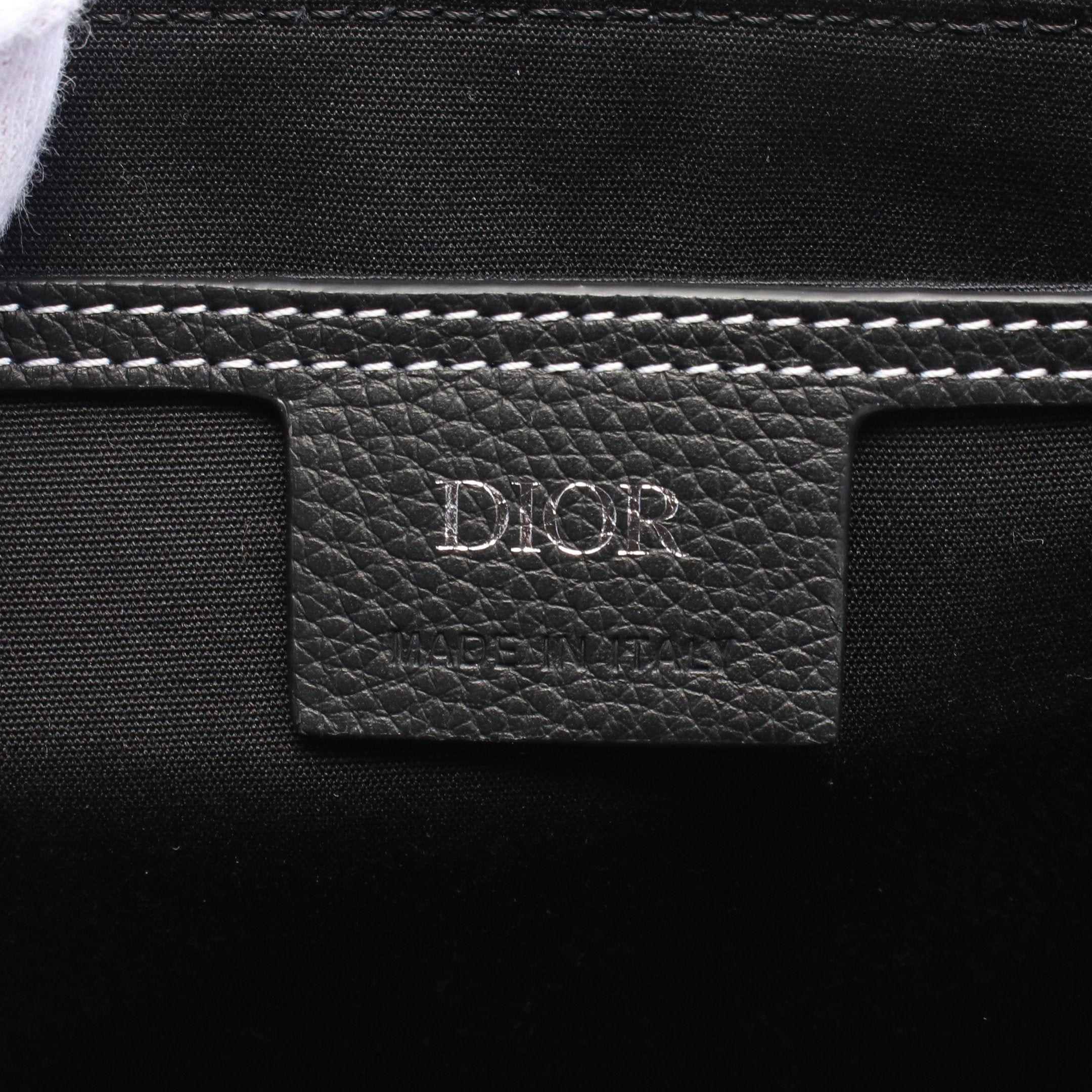Dior Dior Saddle Messenger Bag Shoulder Leather Black Size ONE SIZE - 4 Thumbnail