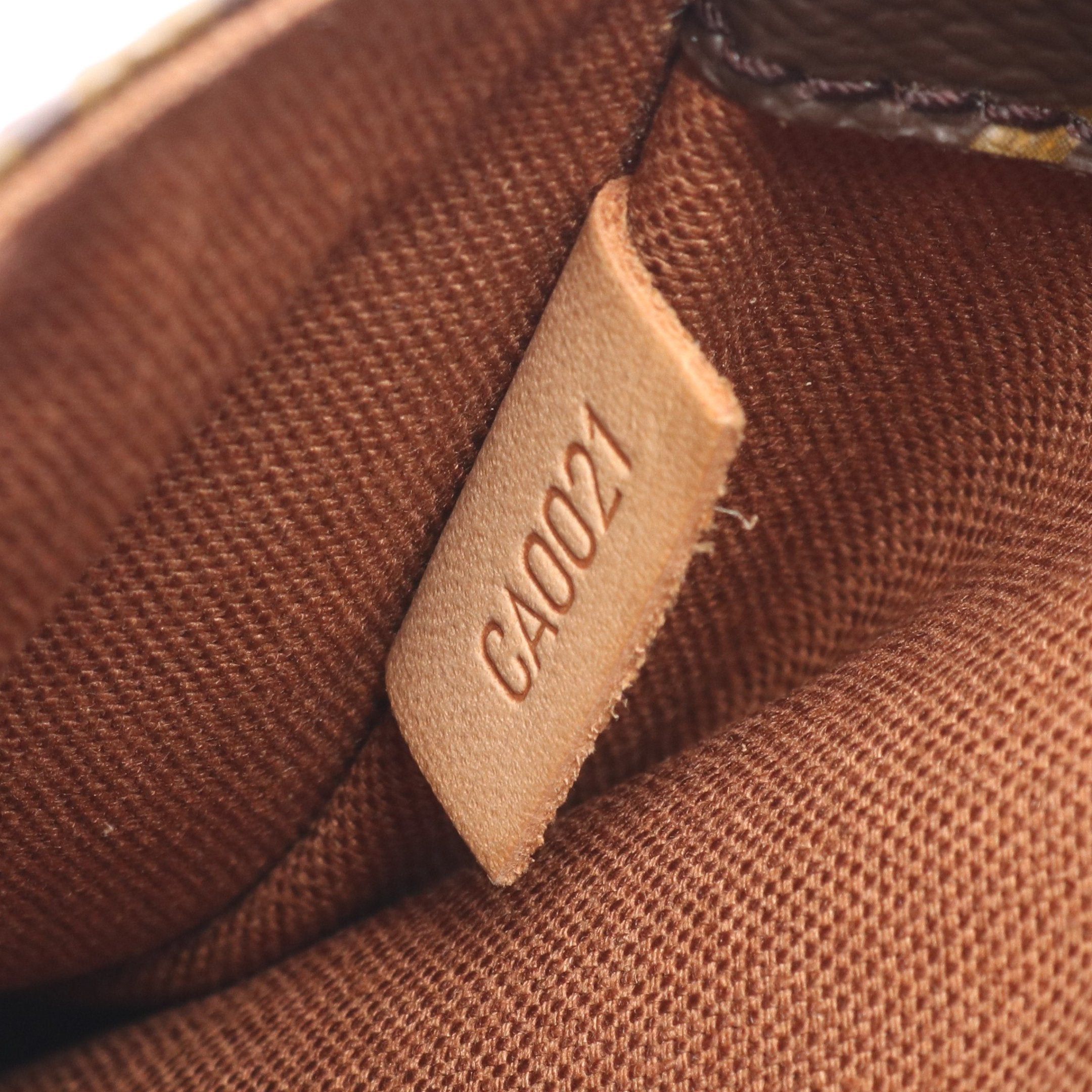 Louis Vuitton Louis Vuitton Pochette Ganju Monogram Body Bag Leather Brown Size ONE SIZE - 5 Thumbnail
