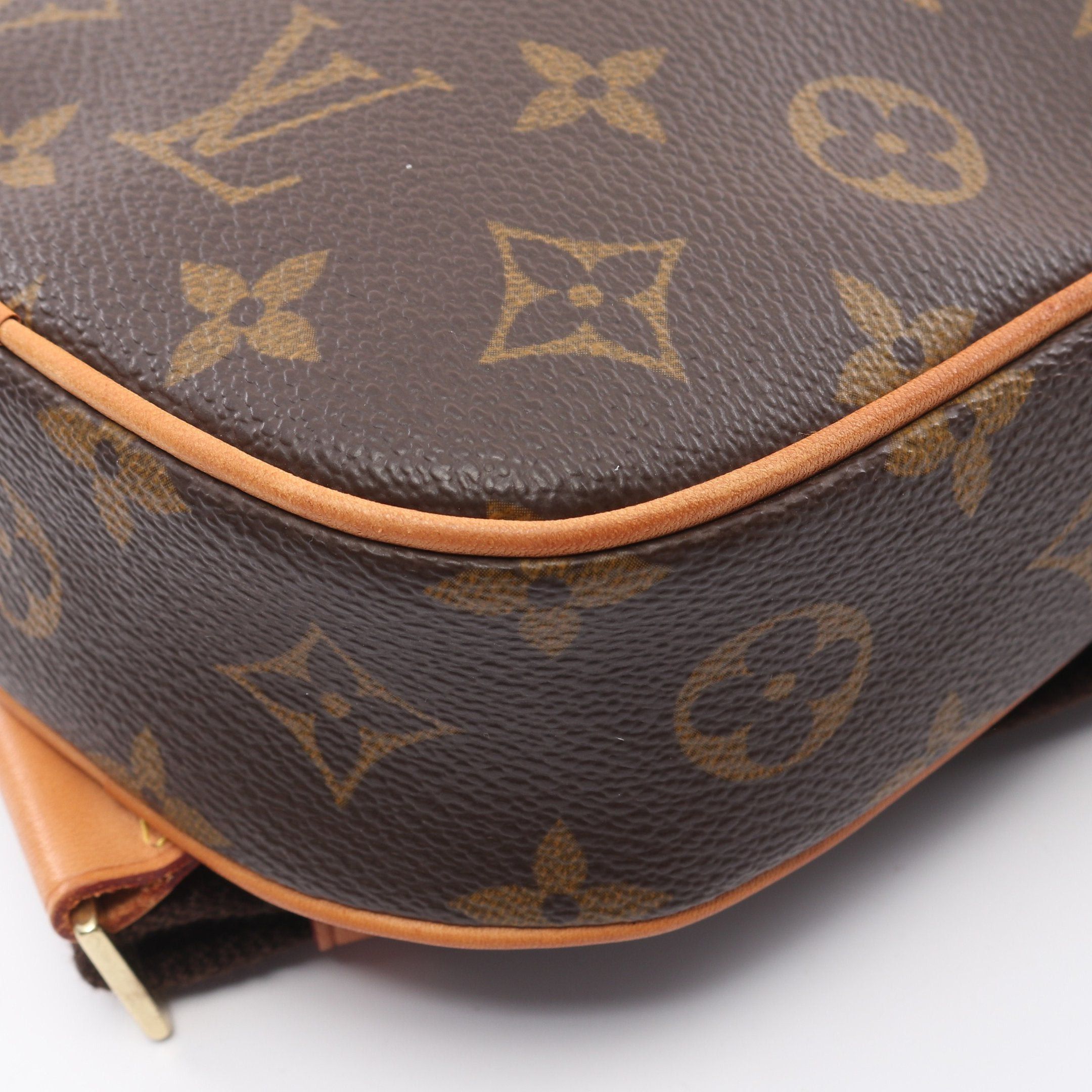 Louis Vuitton Louis Vuitton Pochette Ganju Monogram Body Bag Leather Brown Size ONE SIZE - 7 Thumbnail