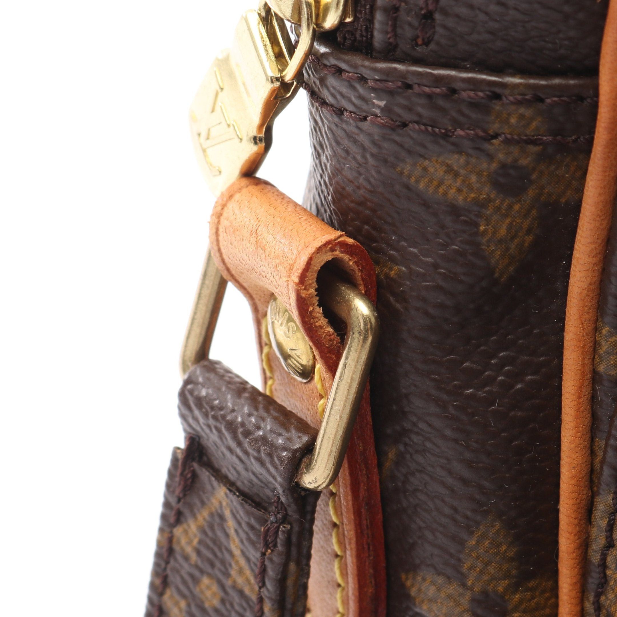 Louis Vuitton Louis Vuitton Amazon Monogram Shoulder Bag Leather Brown Size ONE SIZE - 9 Thumbnail