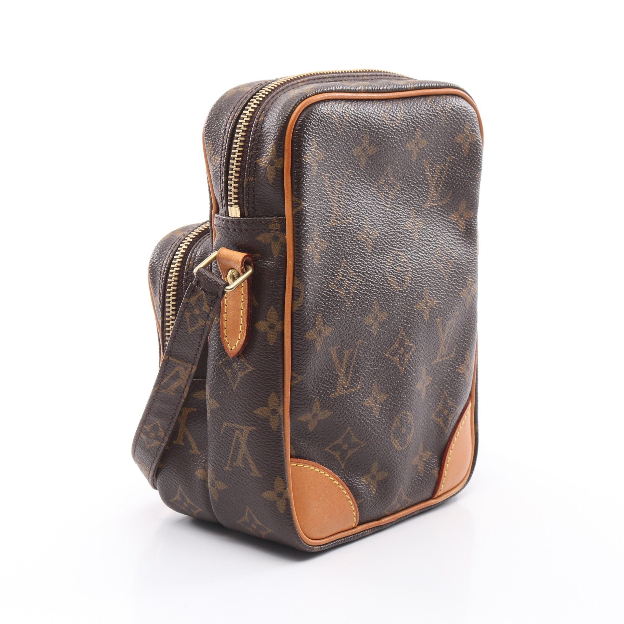 Louis Vuitton Louis Vuitton Amazon Monogram Shoulder Bag Leather Brown Size ONE SIZE - 2 Thumbnail