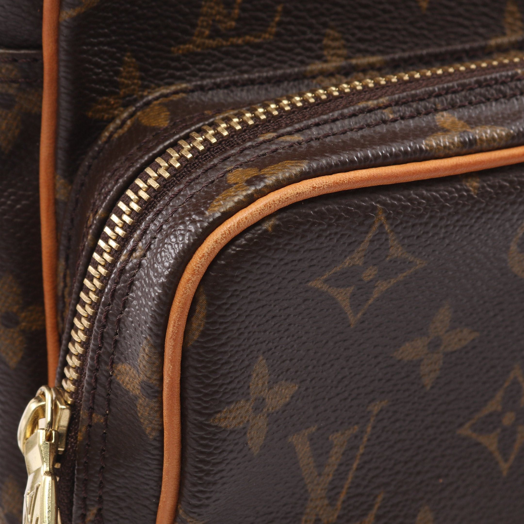Louis Vuitton Louis Vuitton Amazon Monogram Shoulder Bag Leather Brown Size ONE SIZE - 8 Thumbnail