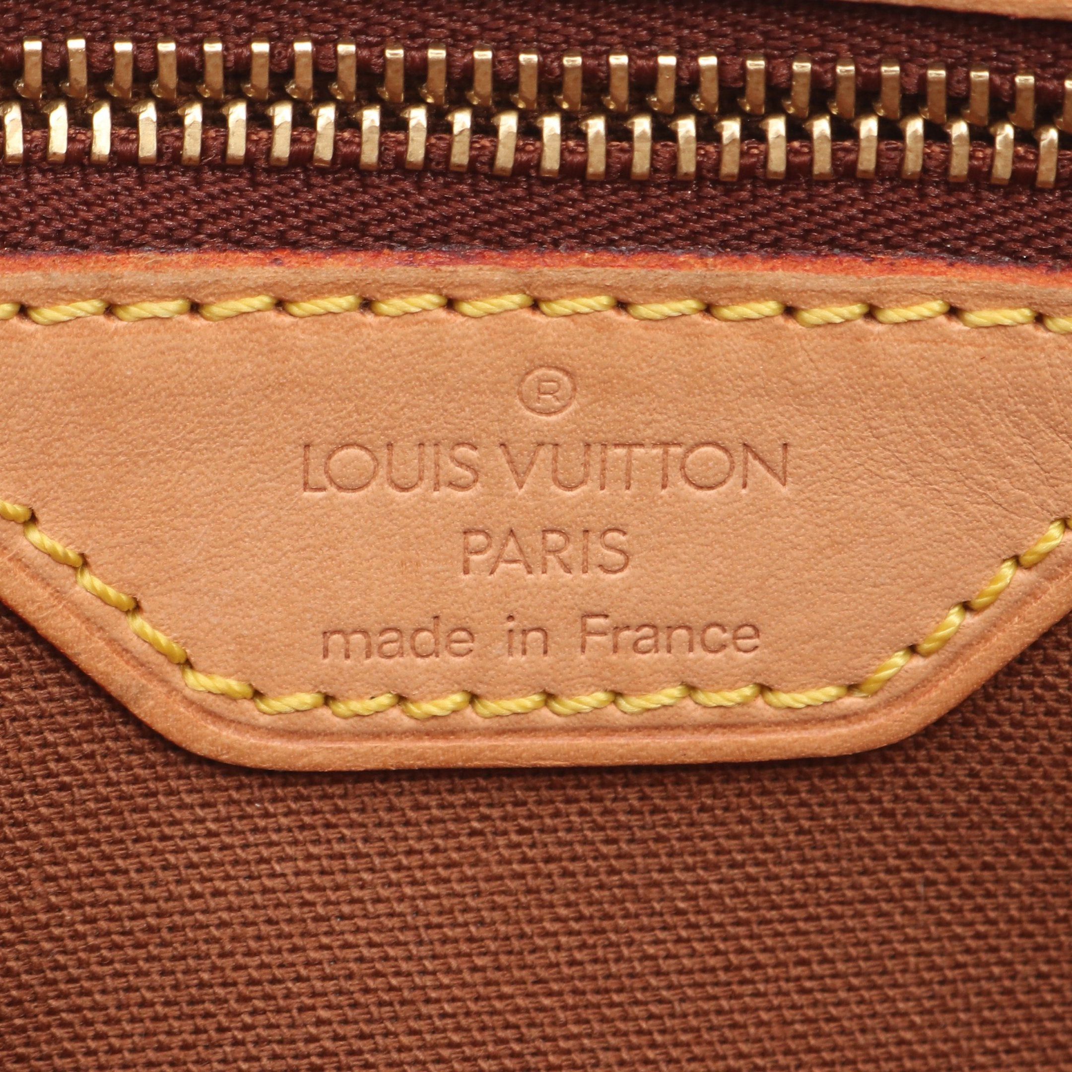 Louis Vuitton Louis Vuitton Trotteur Monogram Shoulder Bag Leather Brown Size ONE SIZE - 4 Thumbnail