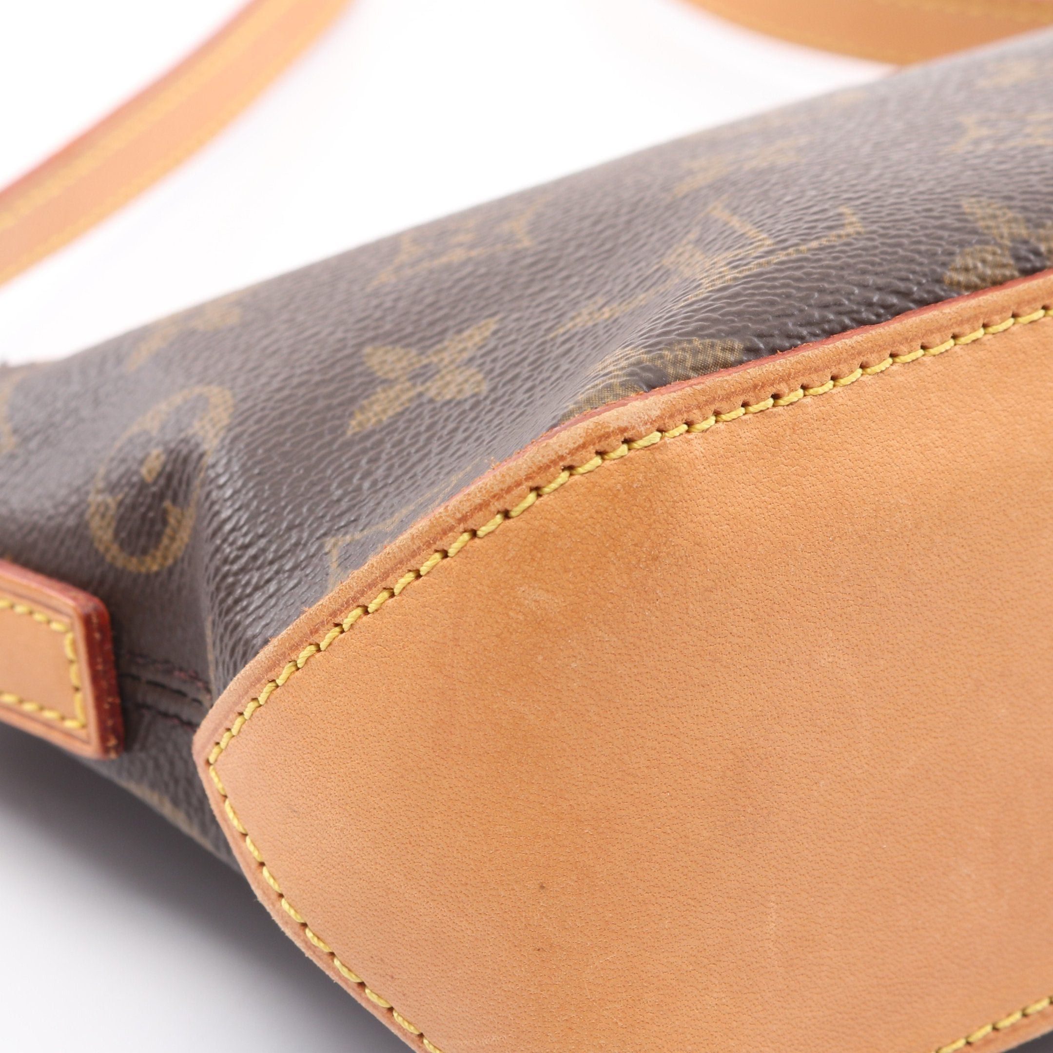 Louis Vuitton Louis Vuitton Trotteur Monogram Shoulder Bag Leather Brown Size ONE SIZE - 6 Thumbnail