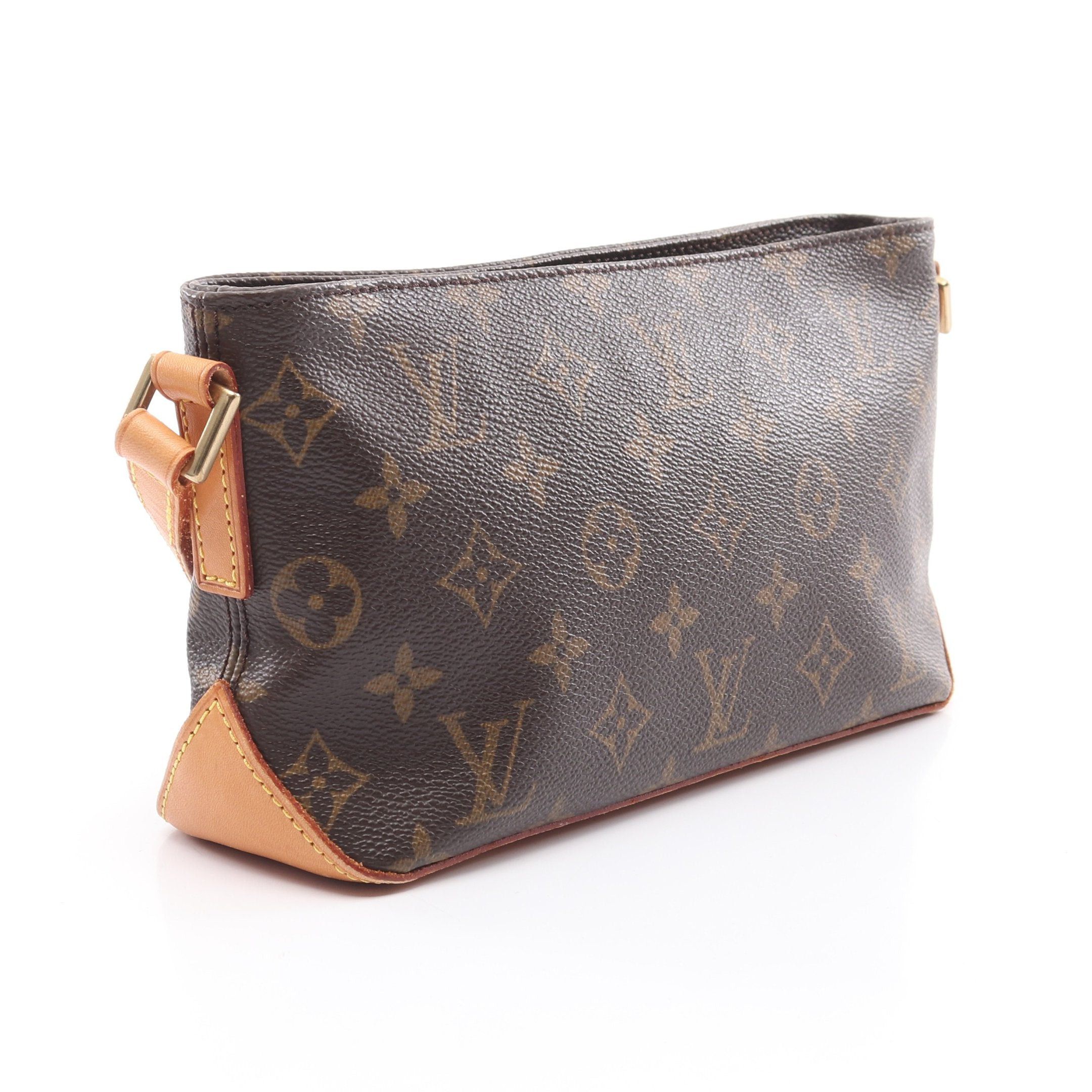 Louis Vuitton Louis Vuitton Trotteur Monogram Shoulder Bag Leather Brown Size ONE SIZE - 2 Thumbnail