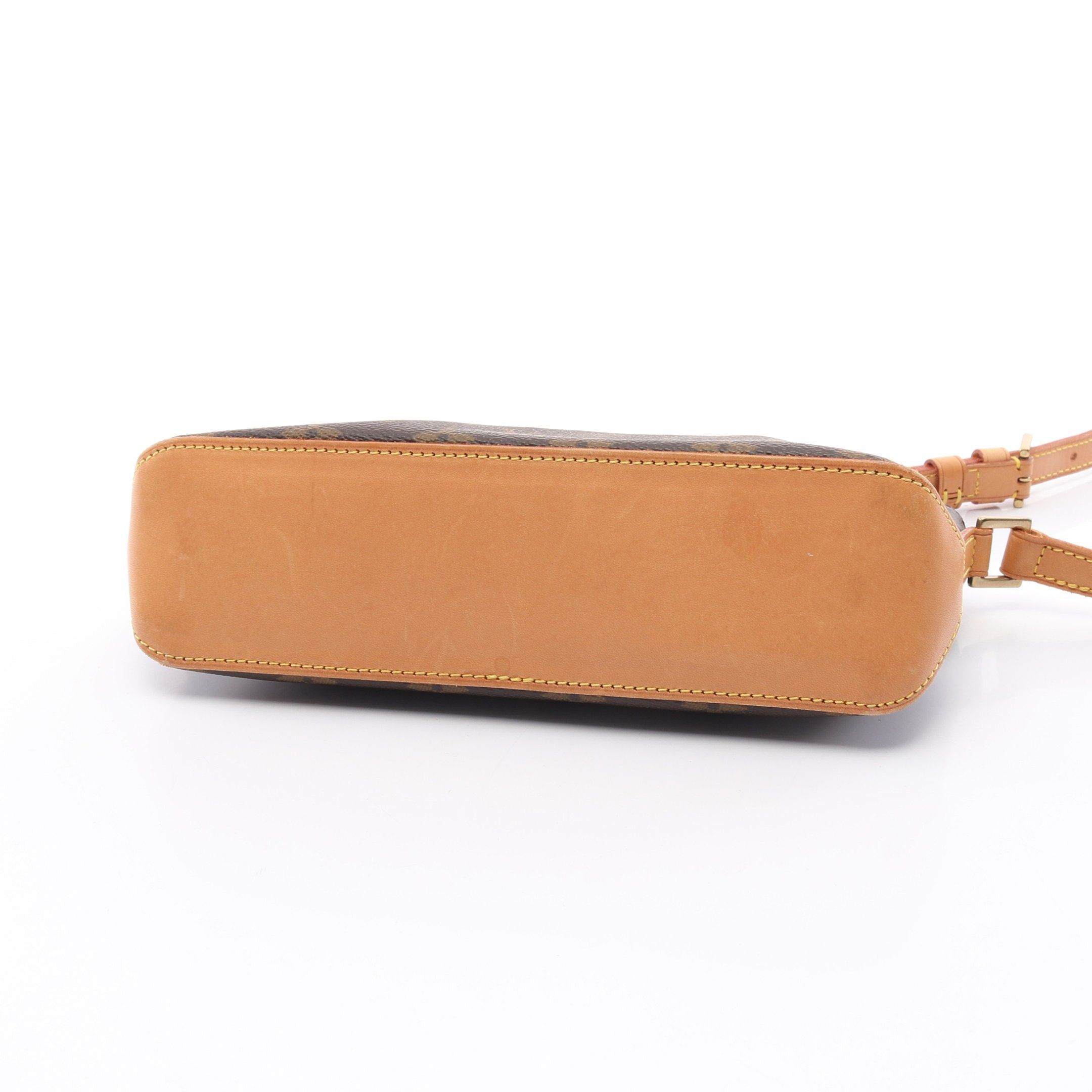Louis Vuitton Louis Vuitton Trotteur Monogram Shoulder Bag Leather Brown Size ONE SIZE - 10 Thumbnail