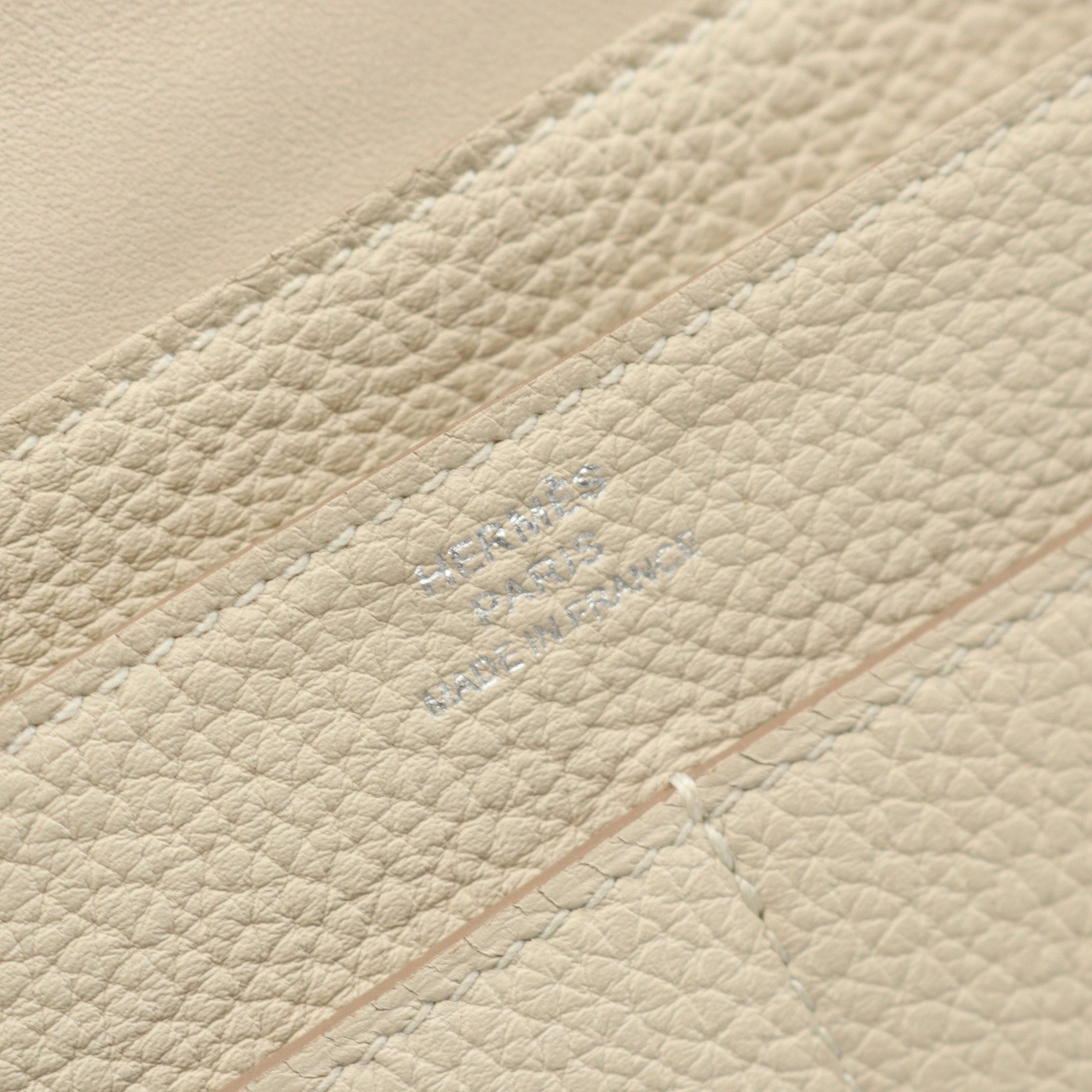 Hermes Hermes Dogon Duo Gm Kure Bi-Fold Long Wallet Clemence Leather Ivory Silver Hardware A Stamp Size ONE SIZE - 4 Thumbnail