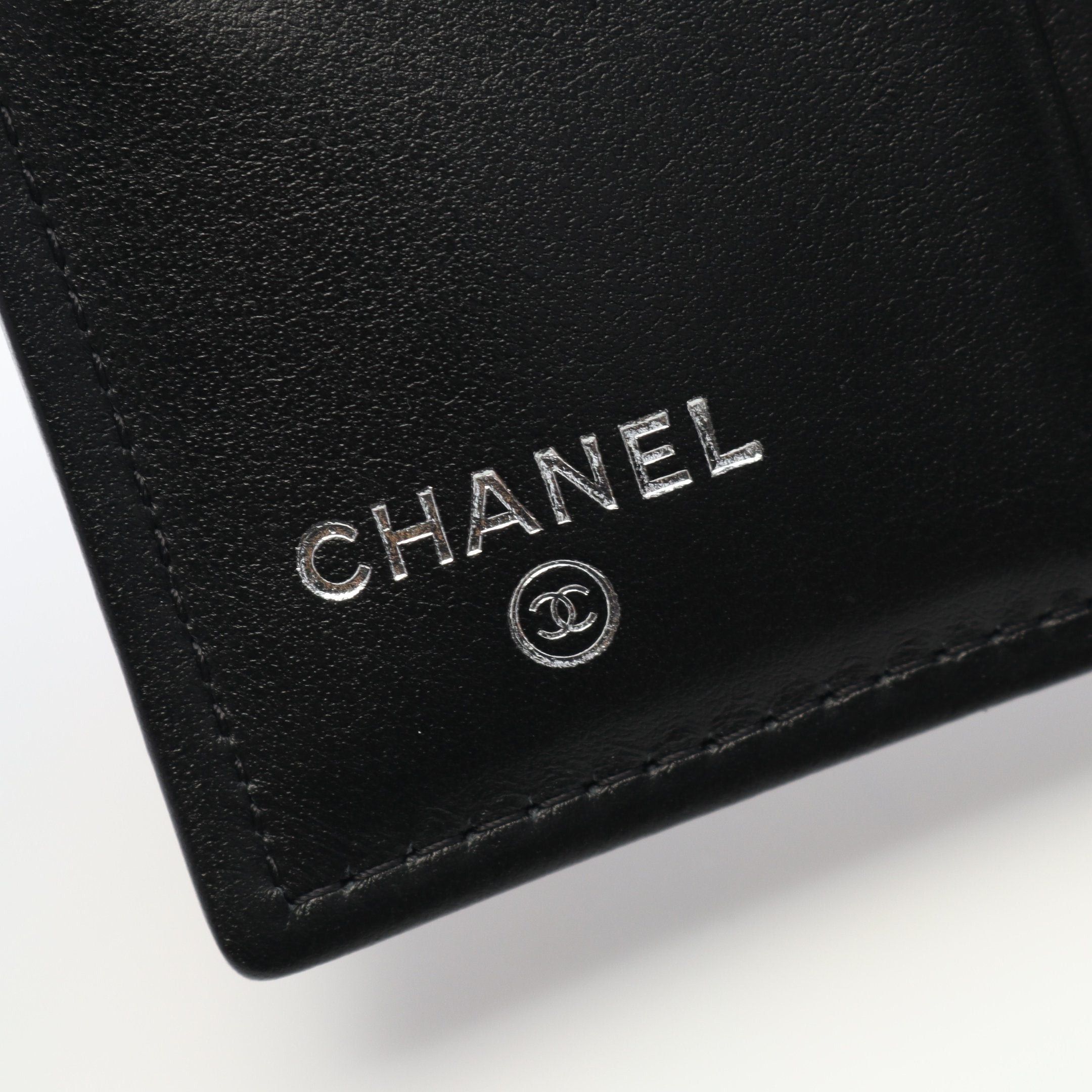 Chanel Chanel Matelasse Bi-Fold Wallet Leather Black Hardware Size ONE SIZE - 5 Thumbnail