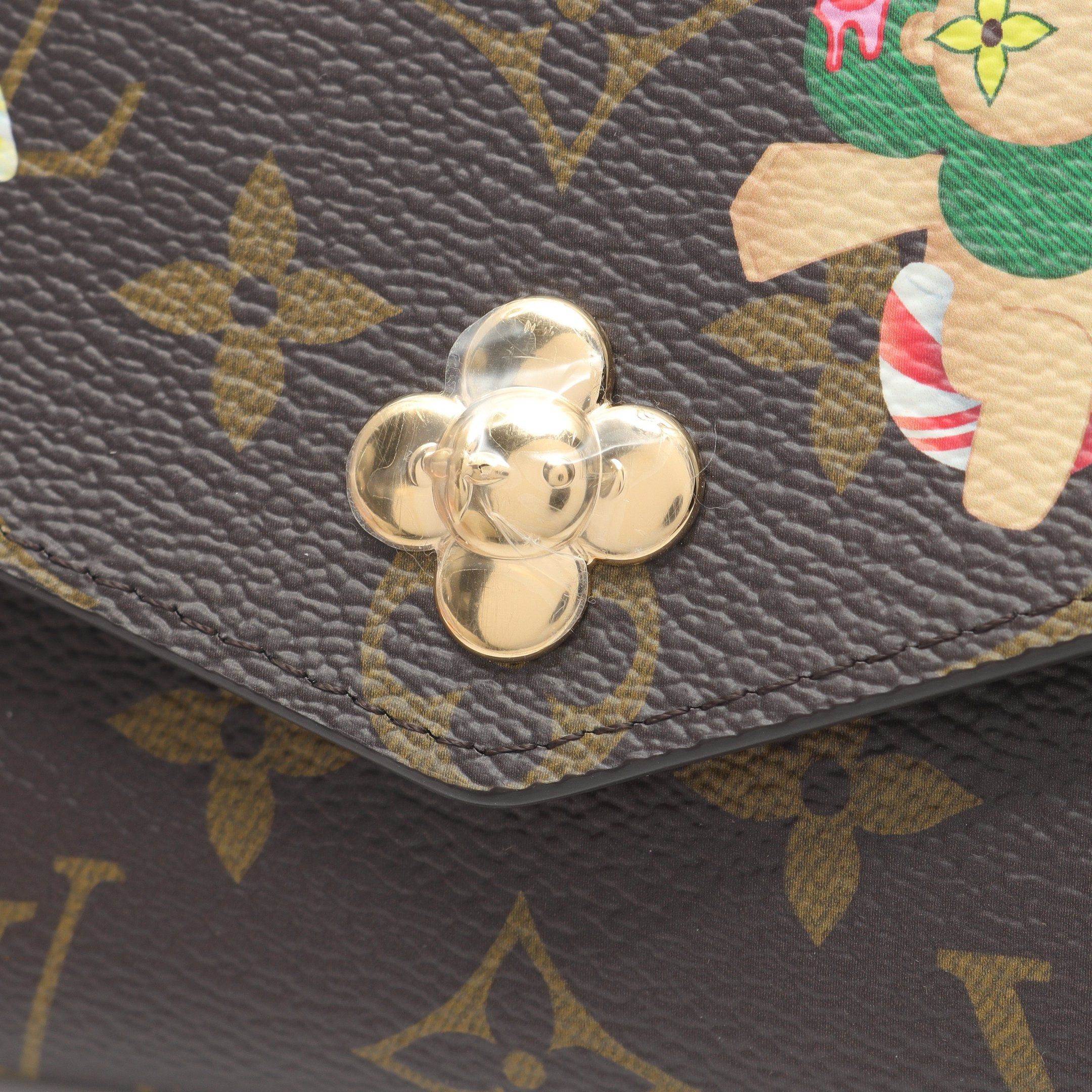 Louis Vuitton Louis Vuitton Portefeuil Sara Nm Monogram Vivienne Candy Factory Bi-Fold Long Wallet Brown Multicolor Size ONE SIZE - 6 Thumbnail