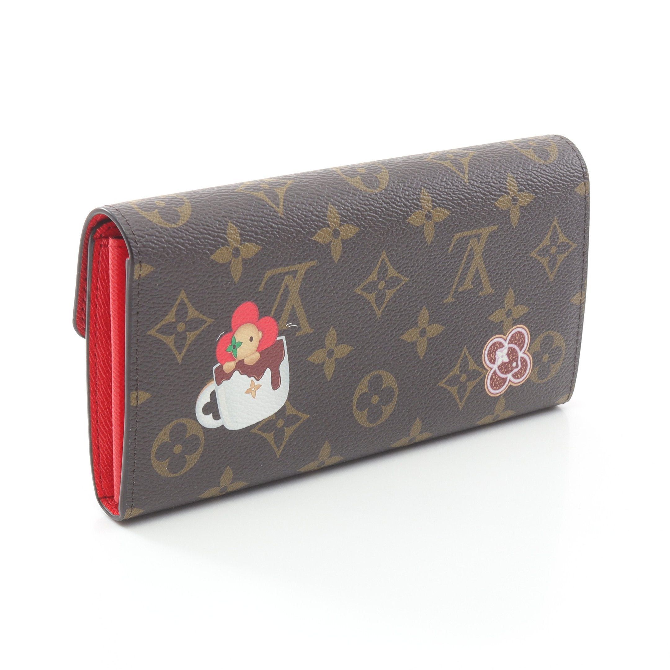 Louis Vuitton Louis Vuitton Portefeuil Sara Nm Monogram Vivienne Candy Factory Bi-Fold Long Wallet Brown Multicolor Size ONE SIZE - 2 Thumbnail
