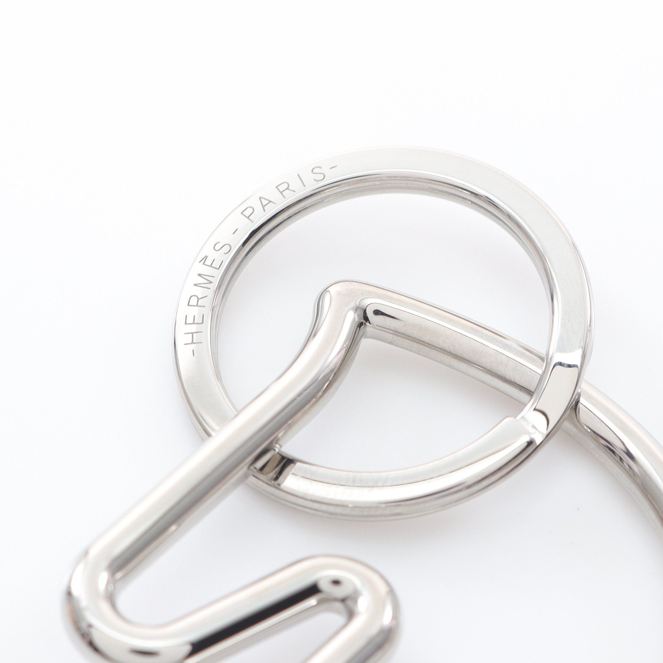 Hermes Hermes Cheval Key Ring Silver Size ONE SIZE - 4 Thumbnail
