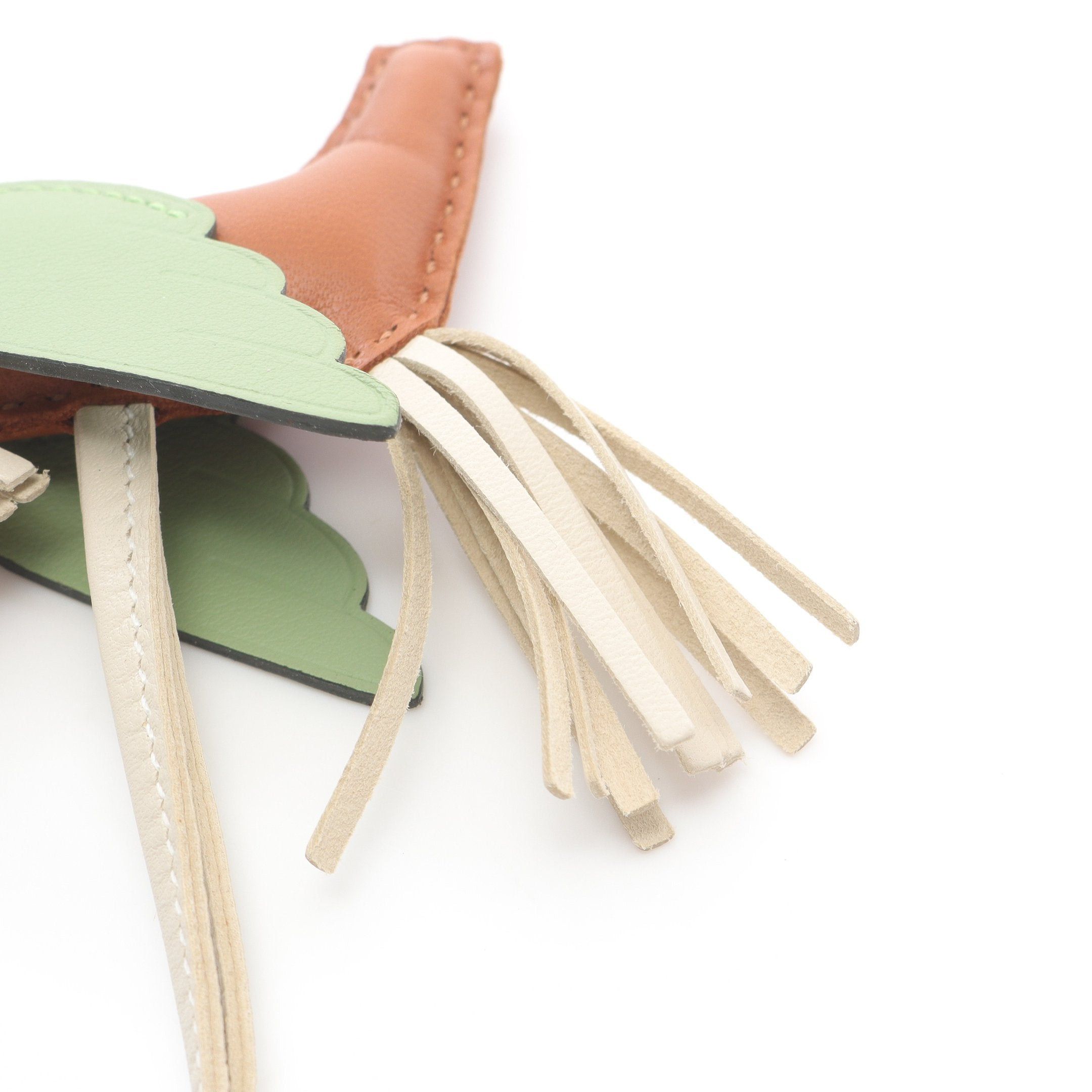 Hermes Hermes Rodeo Pegasus Pm Gold Veil Cricket Kure Bag Charm Veau Swift Aagneau Light Brown Green Off White B Stamp Size ONE SIZE - 5 Thumbnail
