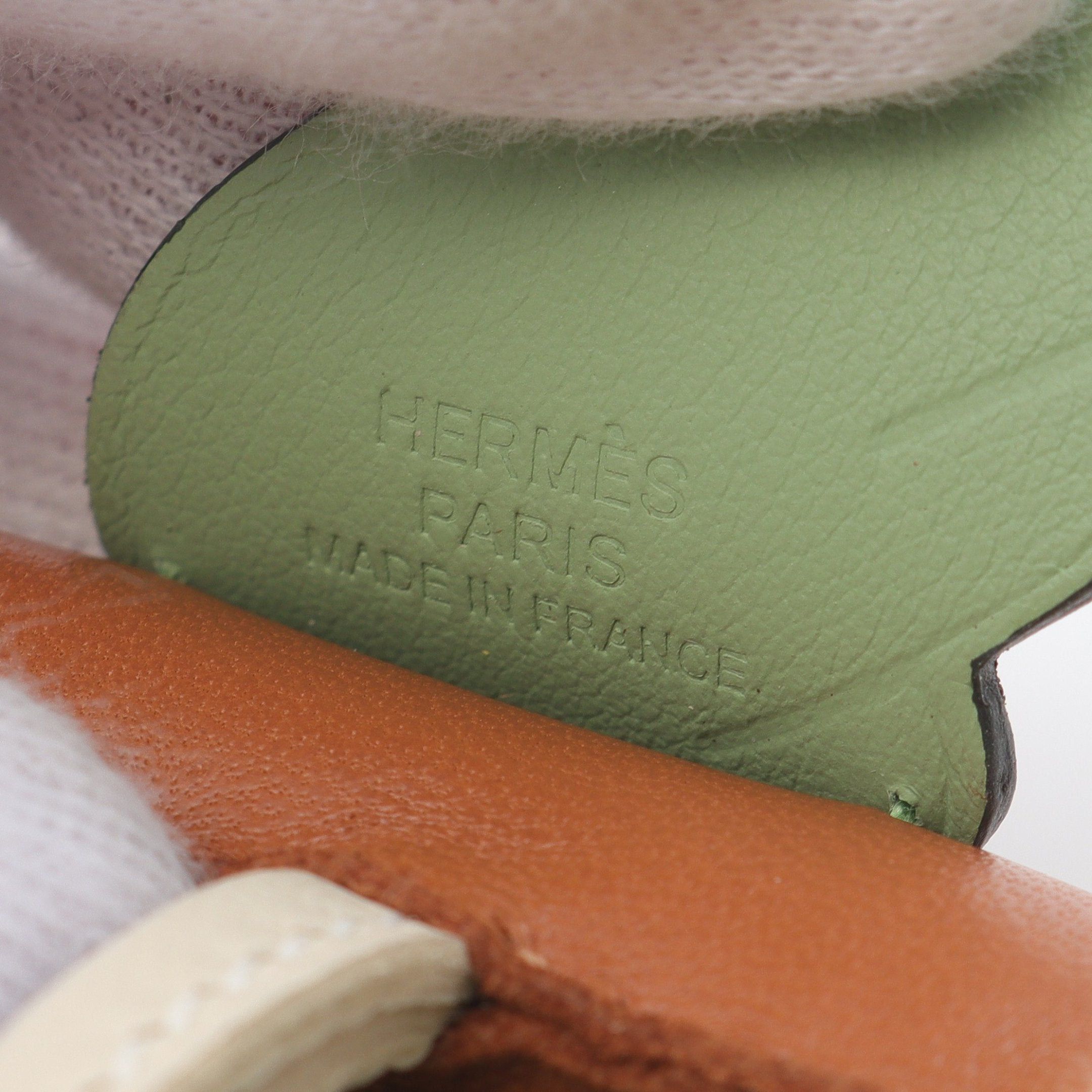 Hermes Hermes Rodeo Pegasus Pm Gold Veil Cricket Kure Bag Charm Veau Swift Aagneau Light Brown Green Off White B Stamp Size ONE SIZE - 3 Thumbnail