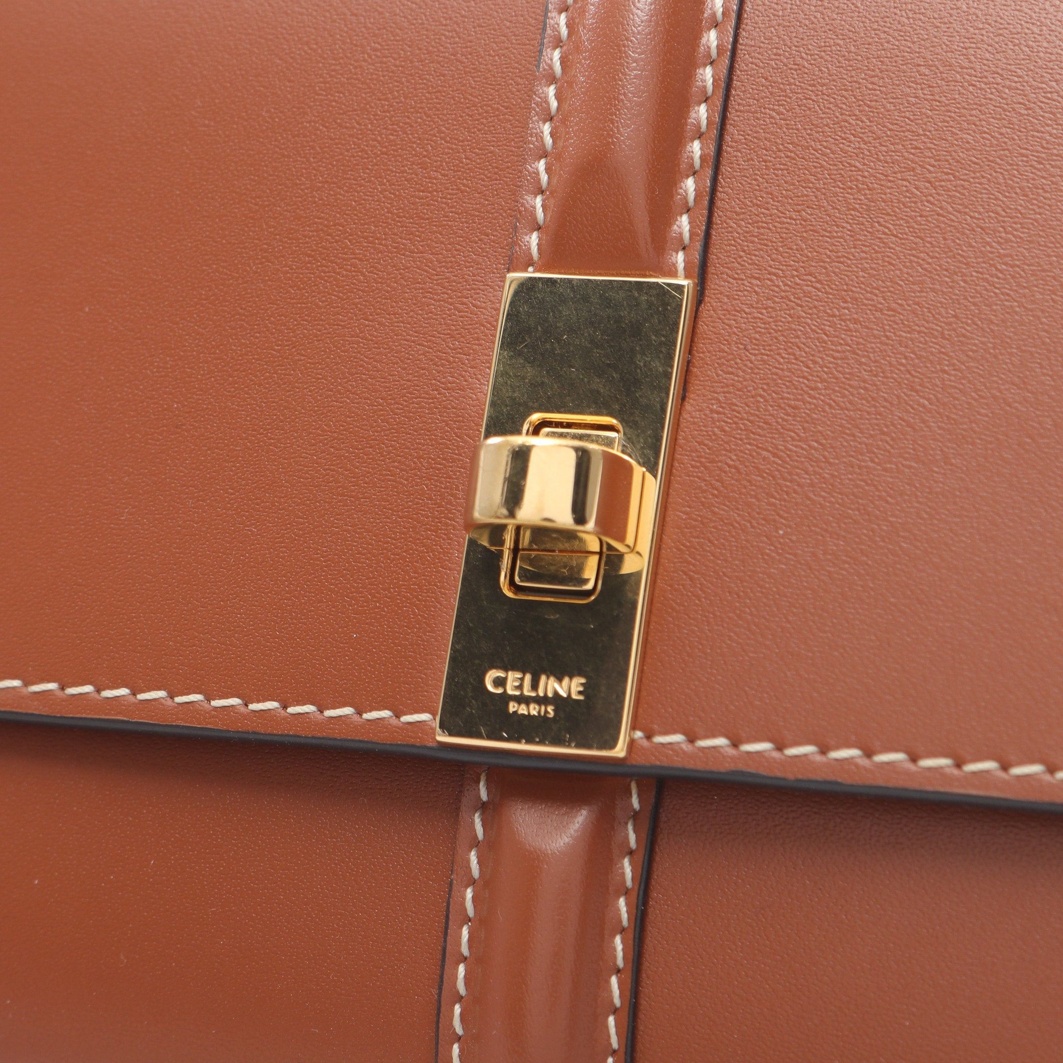 Celine Celine Large Wallet 16 Sais Bi-Fold Long Leather Light Brown Size ONE SIZE - 6 Thumbnail