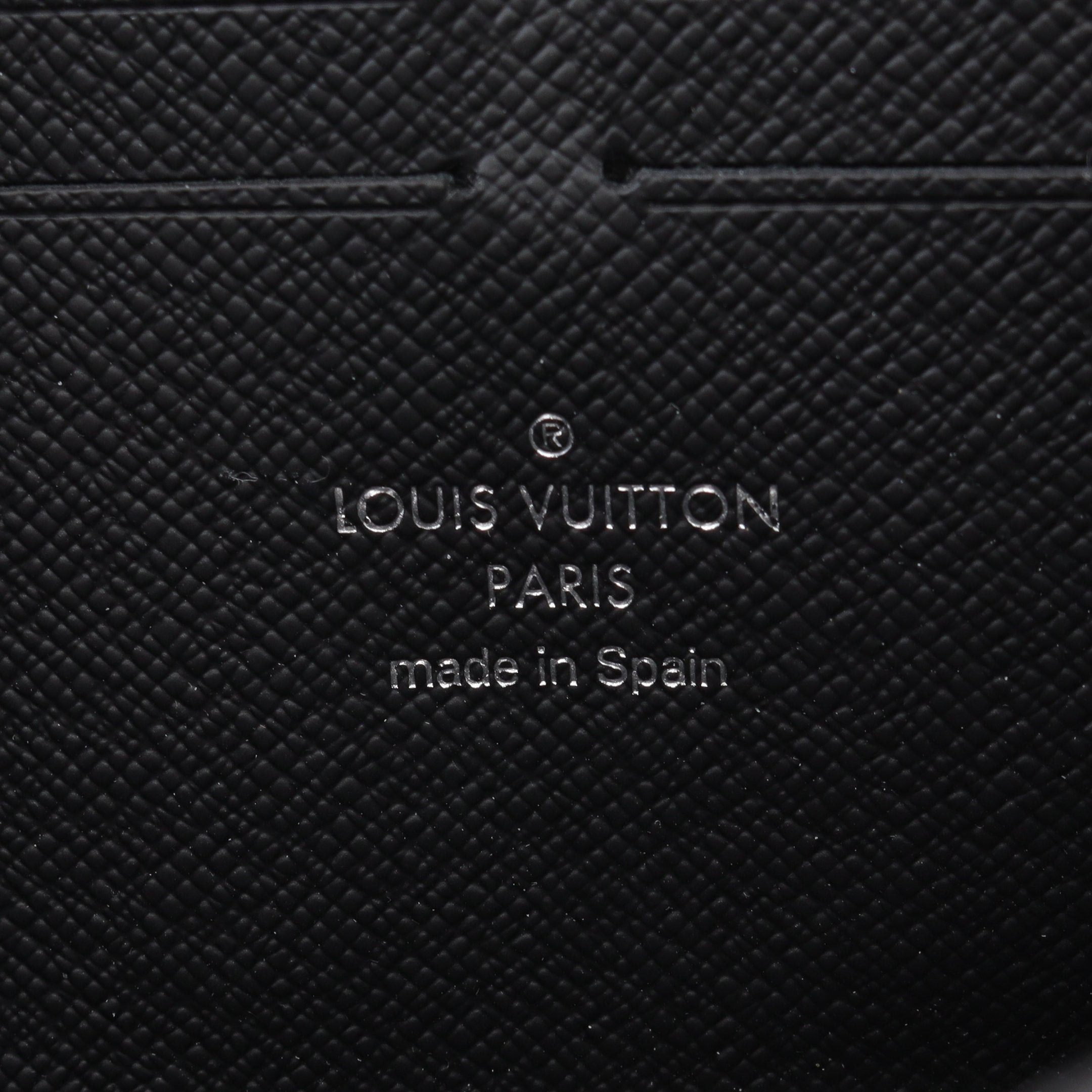 Louis Vuitton Louis Vuitton Zippy Wallet Horizontal Monogram Eclipse Round Zipper Long Black Size ONE SIZE - 4 Thumbnail