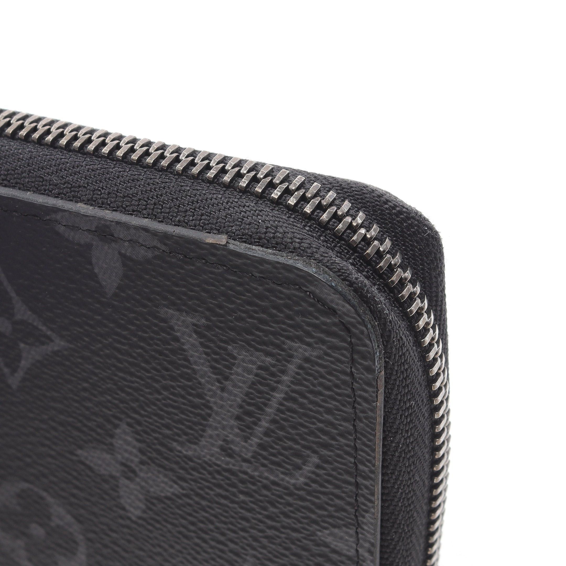 Louis Vuitton Louis Vuitton Zippy Wallet Horizontal Monogram Eclipse Round Zipper Long Black Size ONE SIZE - 6 Thumbnail