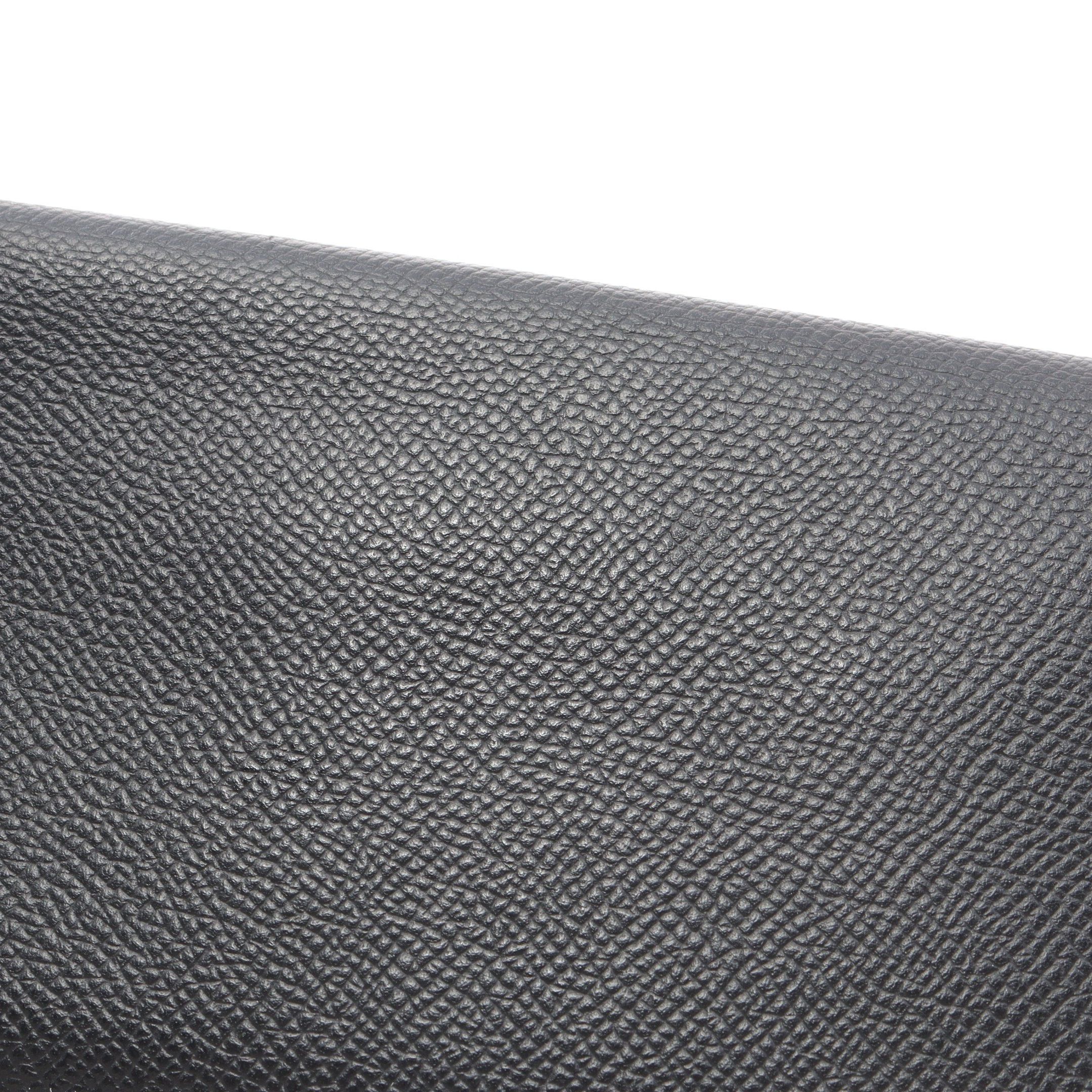 Hermes Hermes Citizen Twill Long Bi-Fold Wallet Veau Epsom Black Silver Hardware Y Stamp Size ONE SIZE - 8 Thumbnail