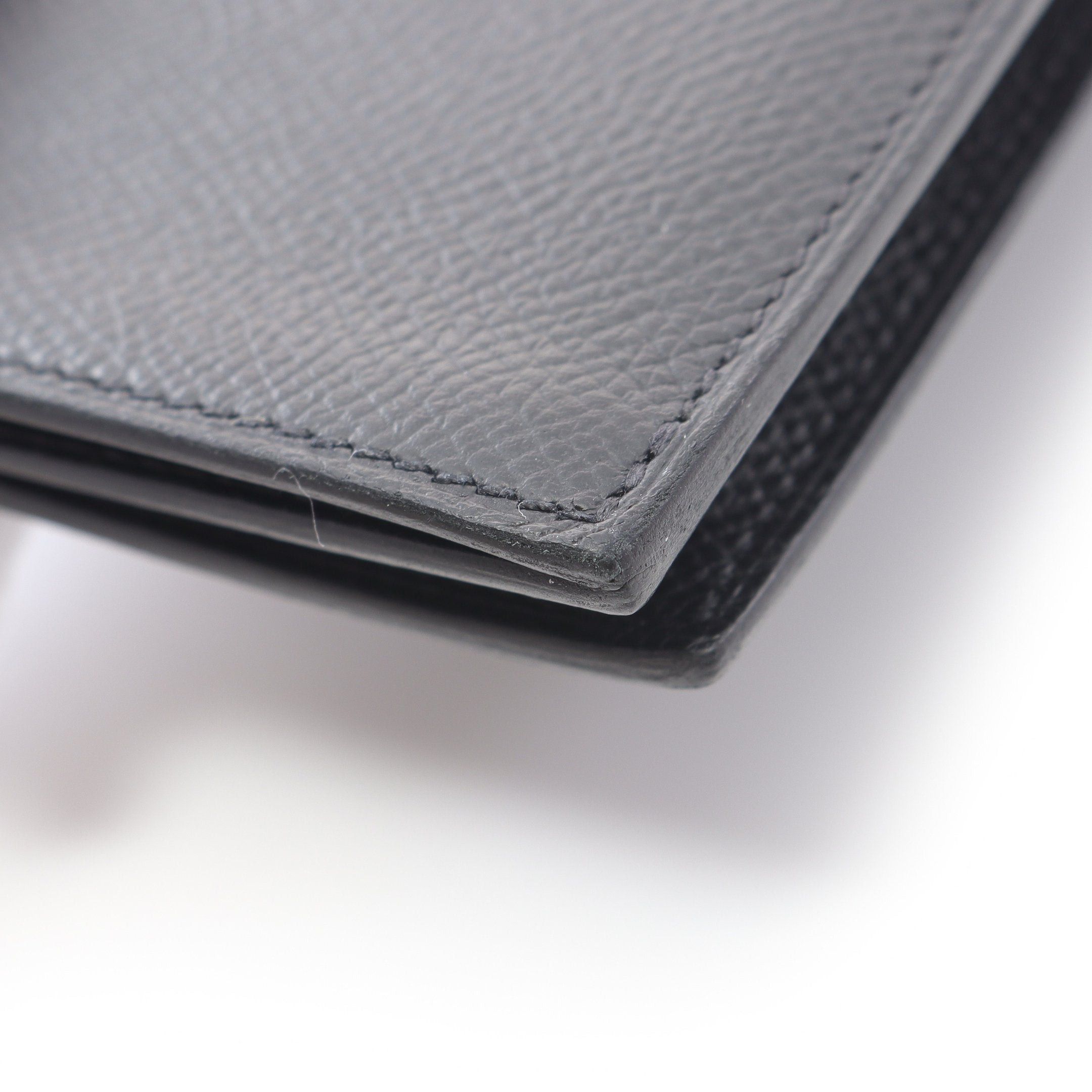 Hermes Hermes Citizen Twill Long Bi-Fold Wallet Veau Epsom Black Silver Hardware Y Stamp Size ONE SIZE - 9 Thumbnail