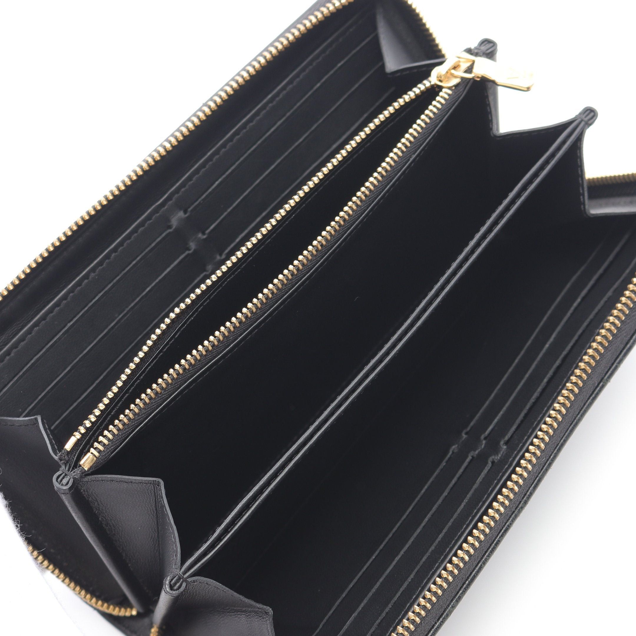 Louis Vuitton Louis Vuitton Zippy Wallet Coussin Monogram Round Zipper Long Leather Black Size ONE SIZE - 3 Thumbnail