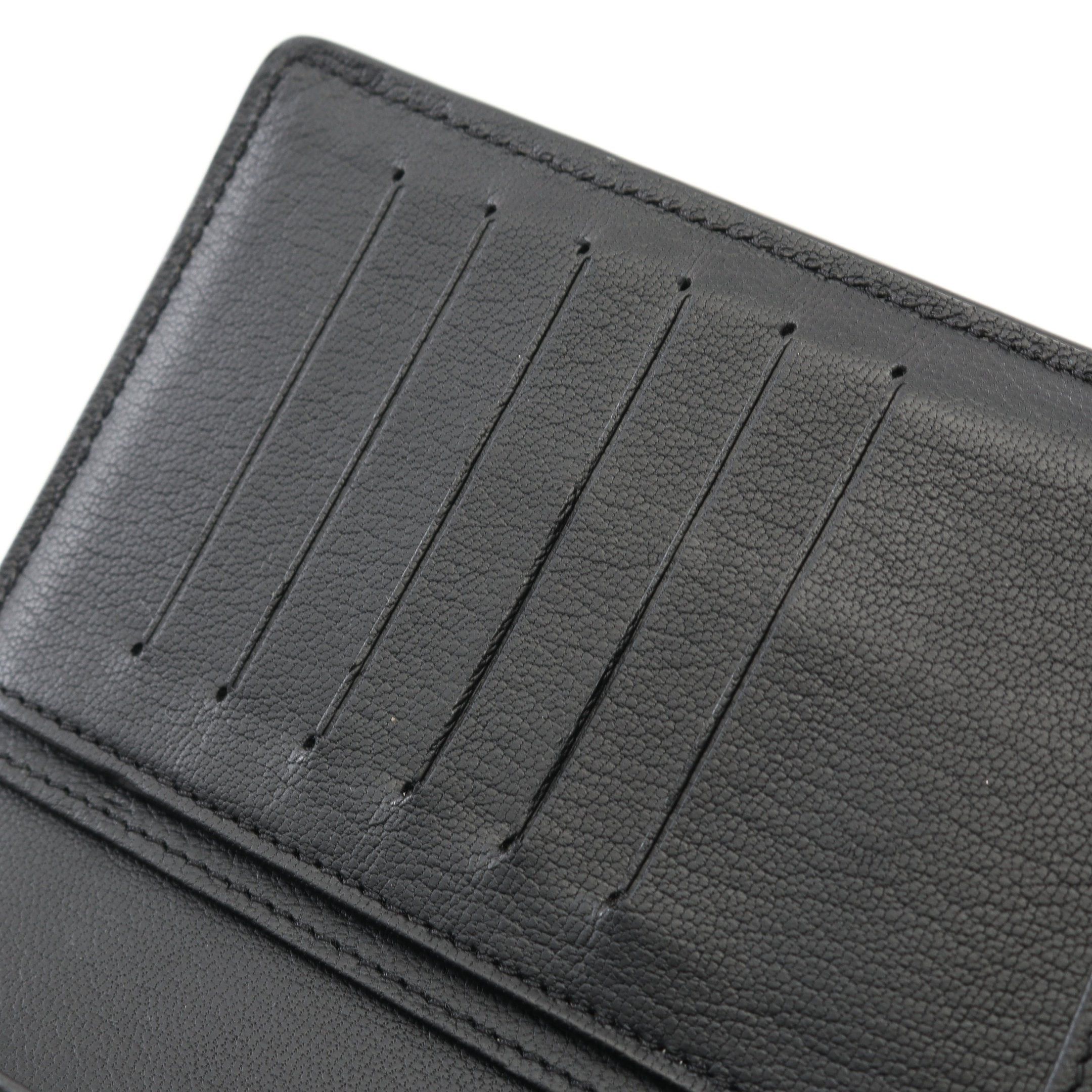 Louis Vuitton Louis Vuitton Portefeuil Brother Bi-Fold Long Wallet Crocodile Mat Black Gray Size ONE SIZE - 7 Thumbnail