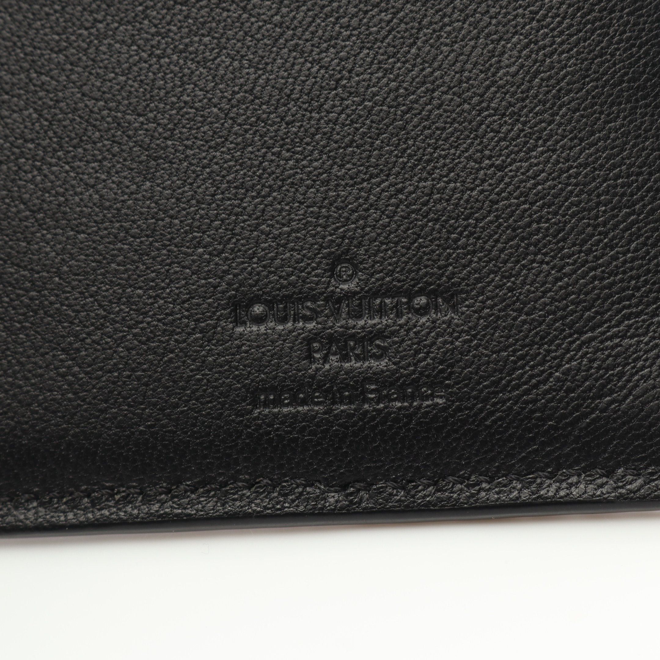 Louis Vuitton Louis Vuitton Portefeuil Brother Bi-Fold Long Wallet Crocodile Mat Black Gray Size ONE SIZE - 4 Thumbnail