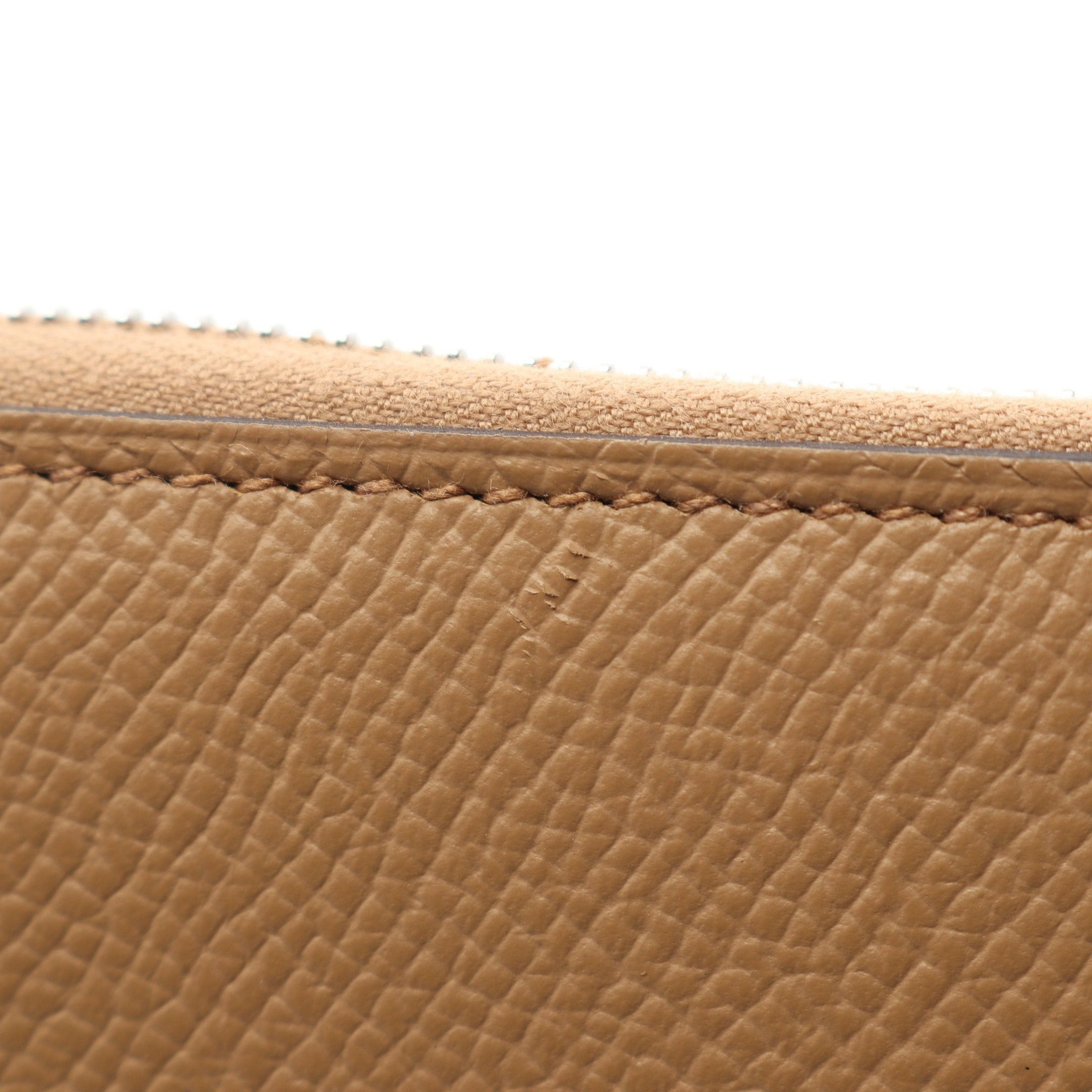 Hermes Hermes Azap Long Silk In Chai Round Zipper Wallet Veau Epsom Beige Silver Hardware U Stamp Size ONE SIZE - 8 Thumbnail