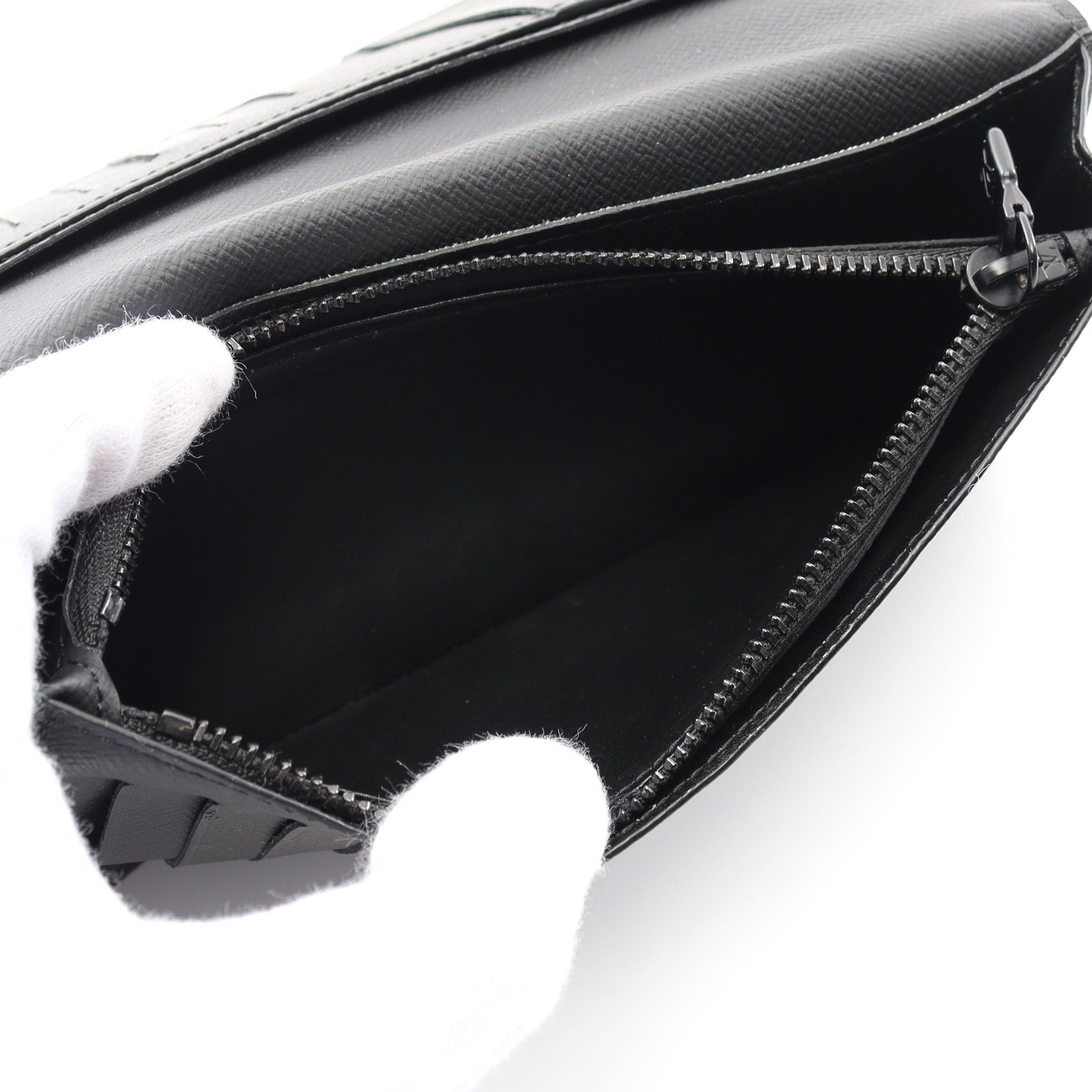 Louis Vuitton Louis Vuitton Portefeuil Brother Nm Monogram Galaxy Bi-Fold Long Wallet Gray Black White Size ONE SIZE - 6 Thumbnail