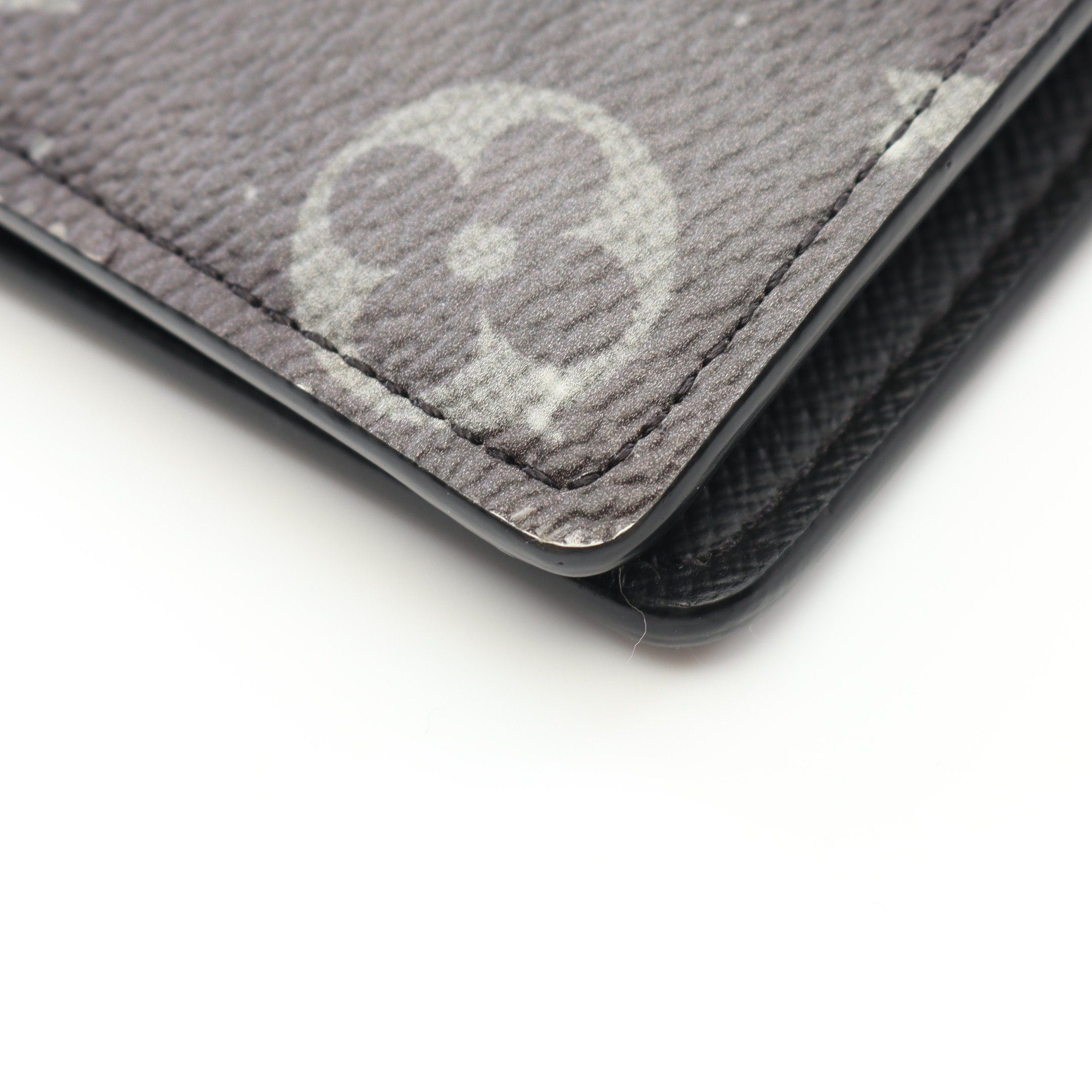 Louis Vuitton Louis Vuitton Portefeuil Brother Nm Monogram Galaxy Bi-Fold Long Wallet Gray Black White Size ONE SIZE - 9 Thumbnail