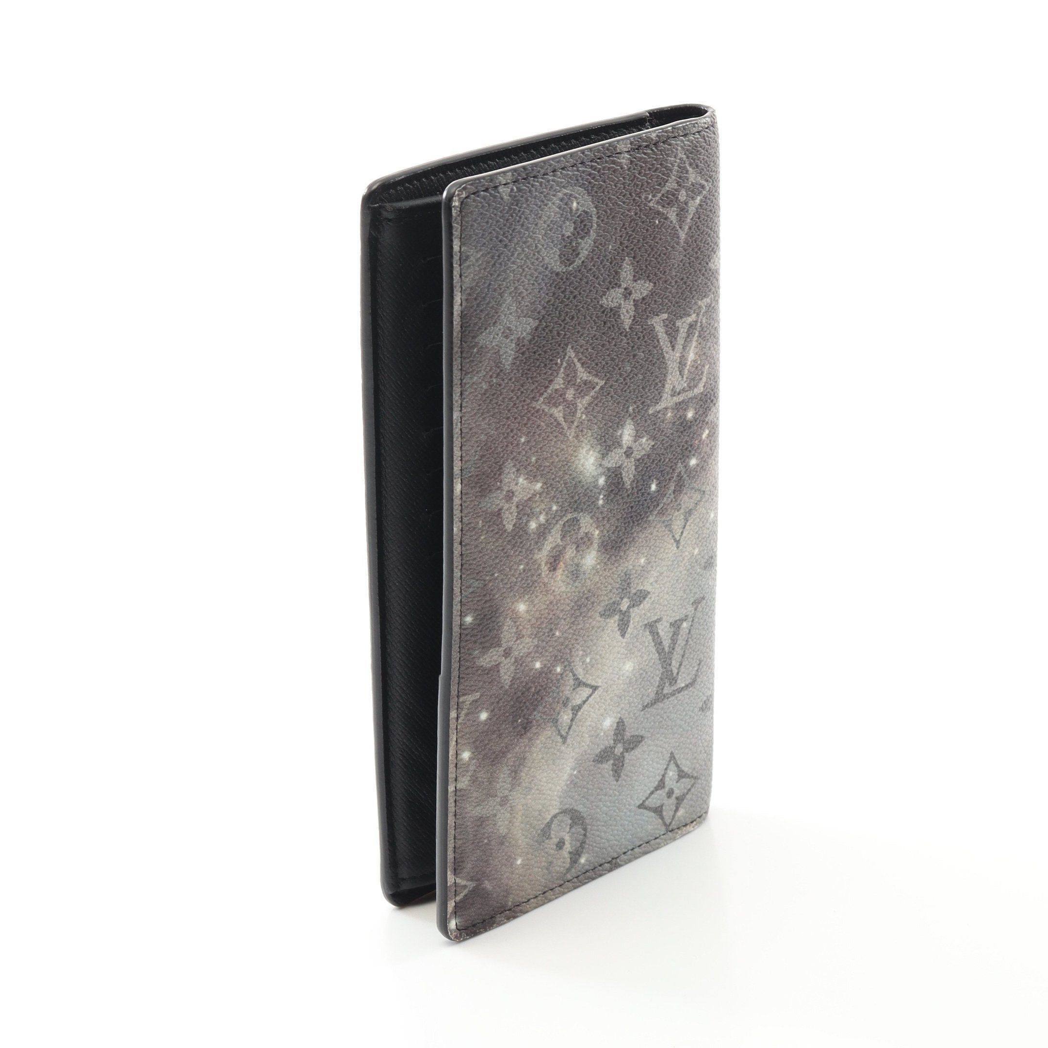 Louis Vuitton Louis Vuitton Portefeuil Brother Nm Monogram Galaxy Bi-Fold Long Wallet Gray Black White Size ONE SIZE - 2 Thumbnail