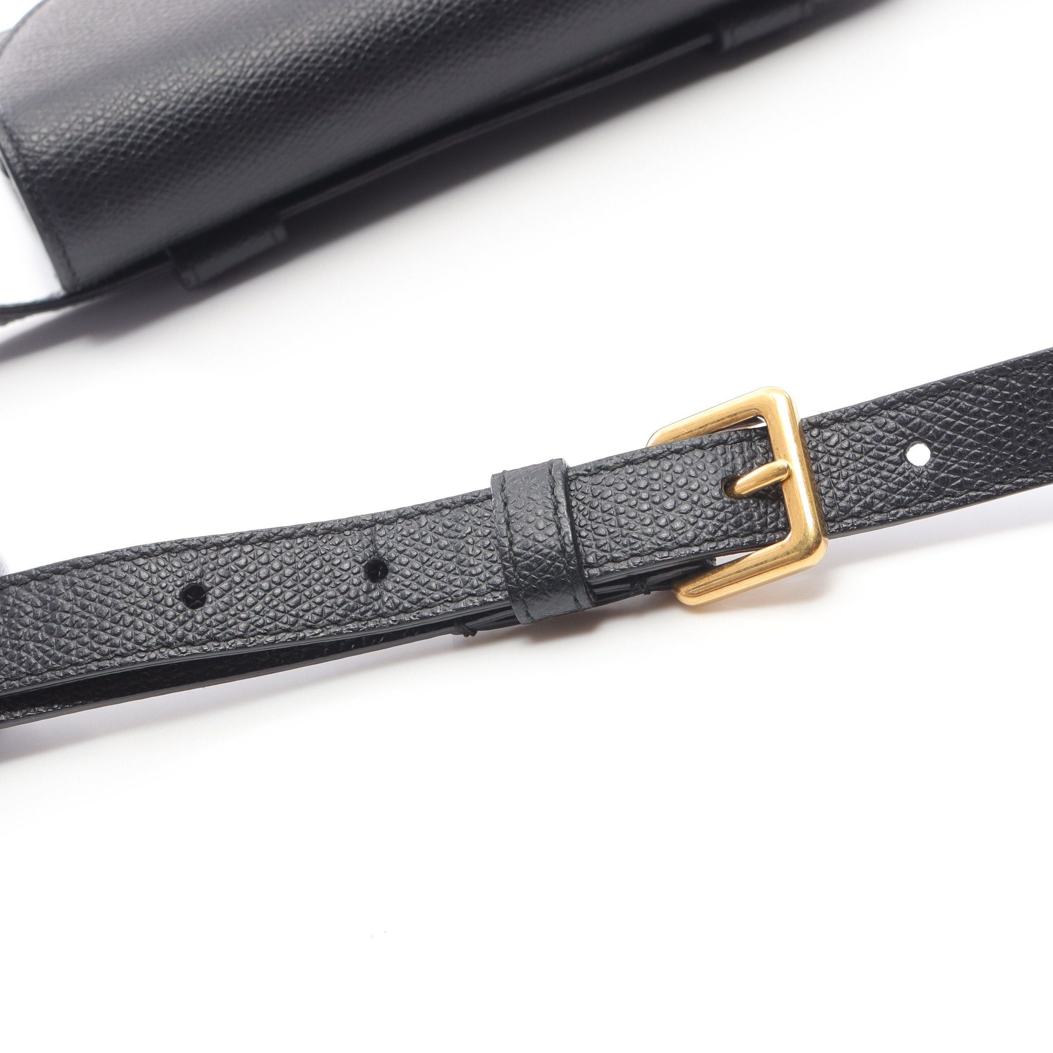 Dior Dior Saddle Belt Pouch Body Bag Waist Leather Black Size ONE SIZE - 9 Thumbnail