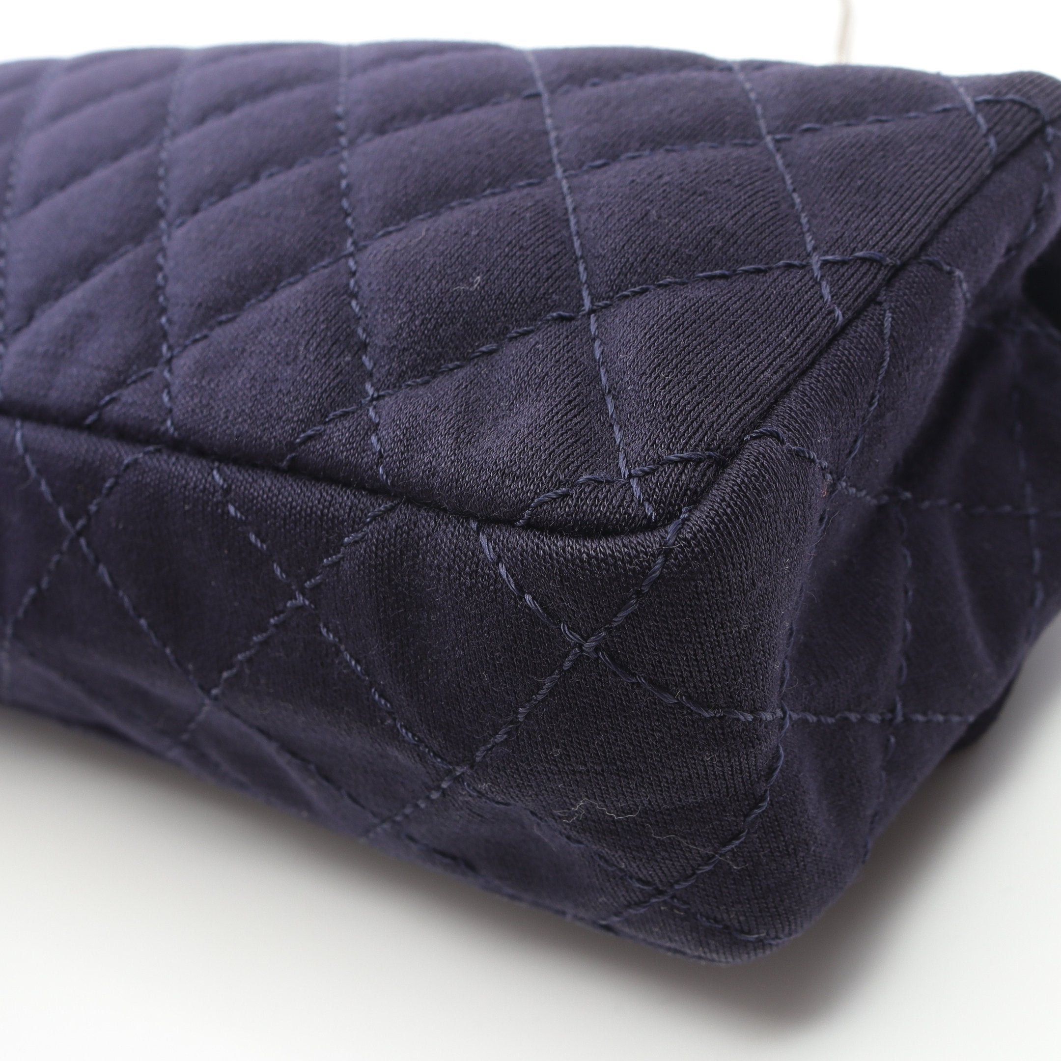 Chanel Chanel Matelasse Union Jack Chain Shoulder Bag Fabric Navy Silver Hardware Size ONE SIZE - 8 Thumbnail