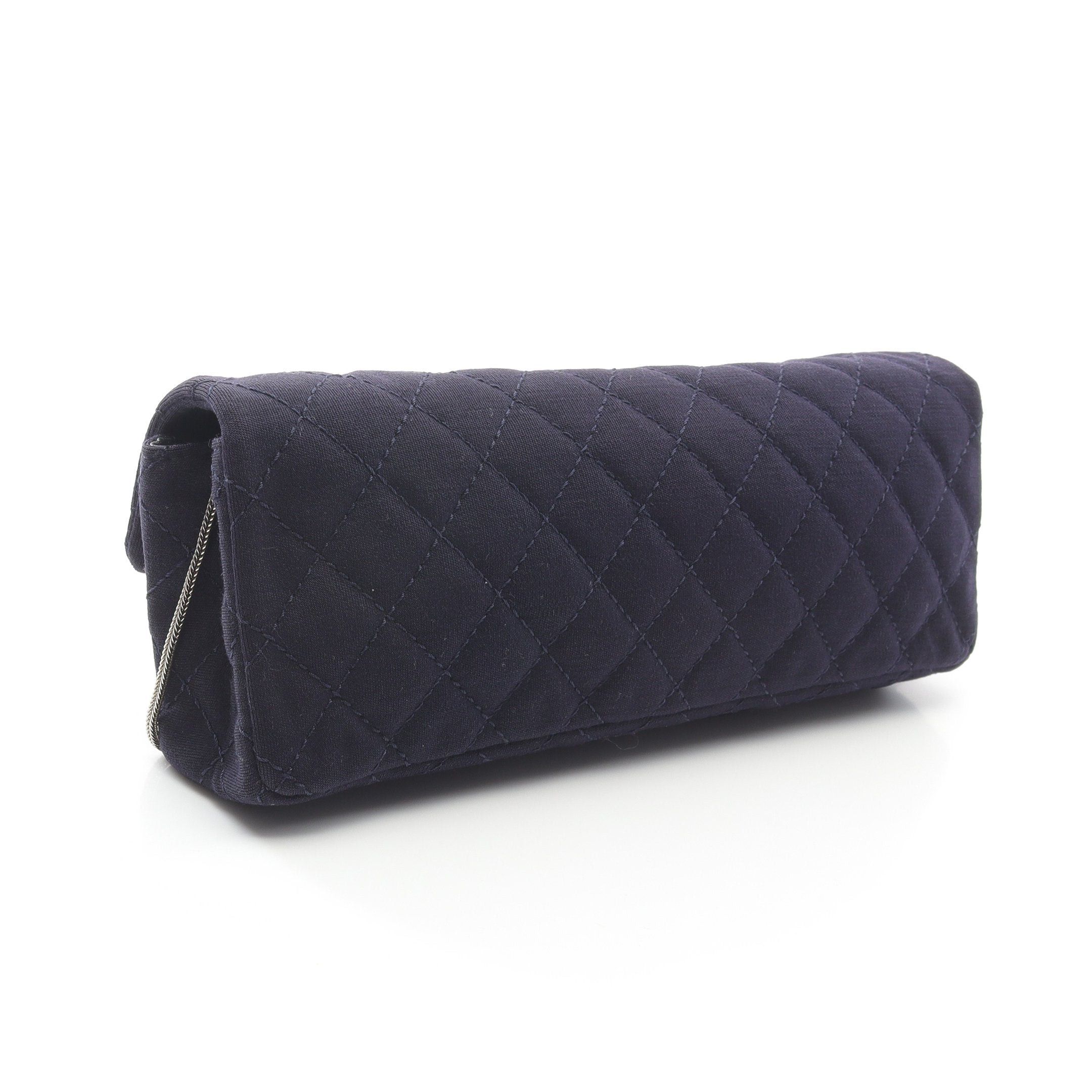 Chanel Chanel Matelasse Union Jack Chain Shoulder Bag Fabric Navy Silver Hardware Size ONE SIZE - 2 Thumbnail