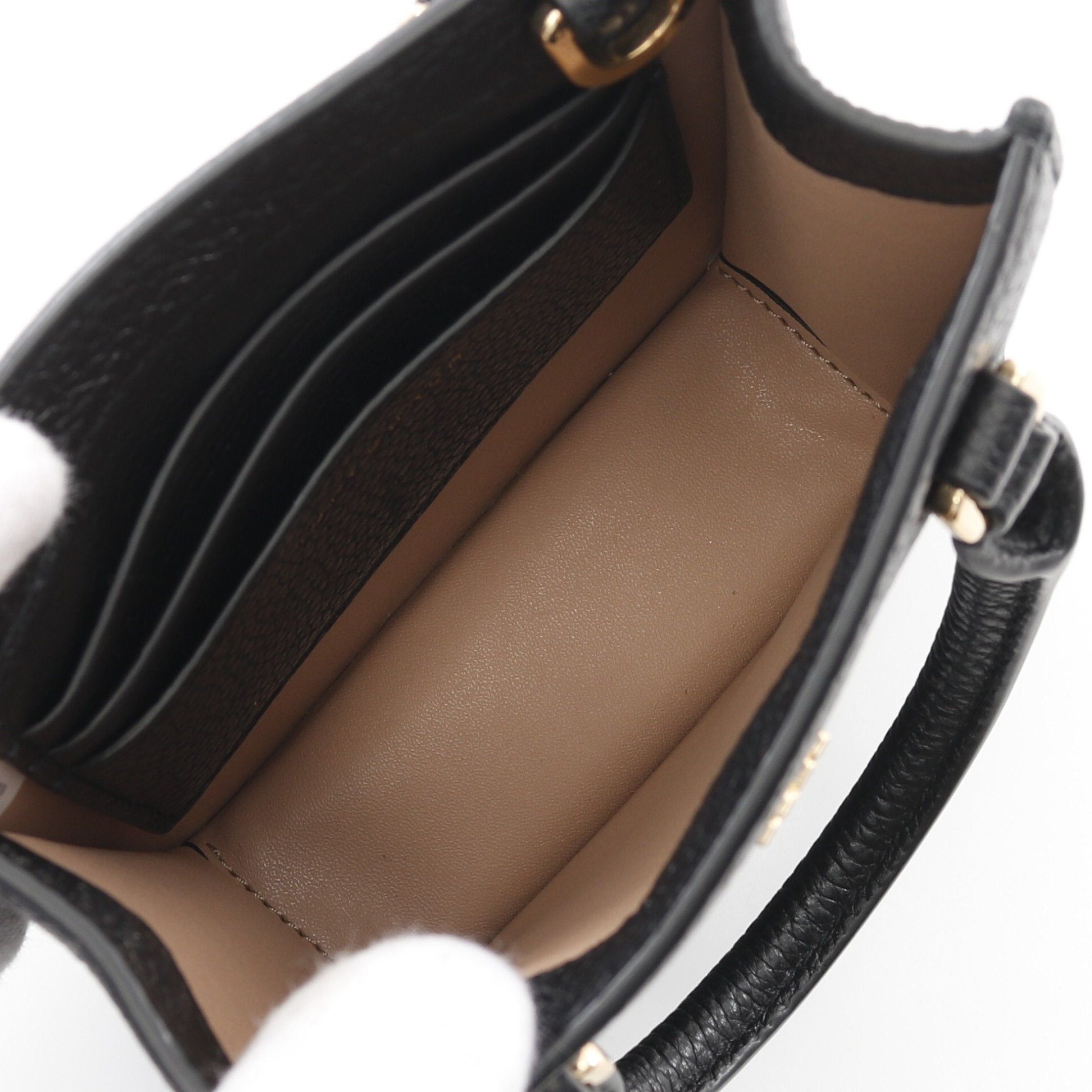 Tory Burch Tory Burch Blake Mini Shopper Break Handbag Tote Bag Leather Black Size ONE SIZE - 3 Thumbnail