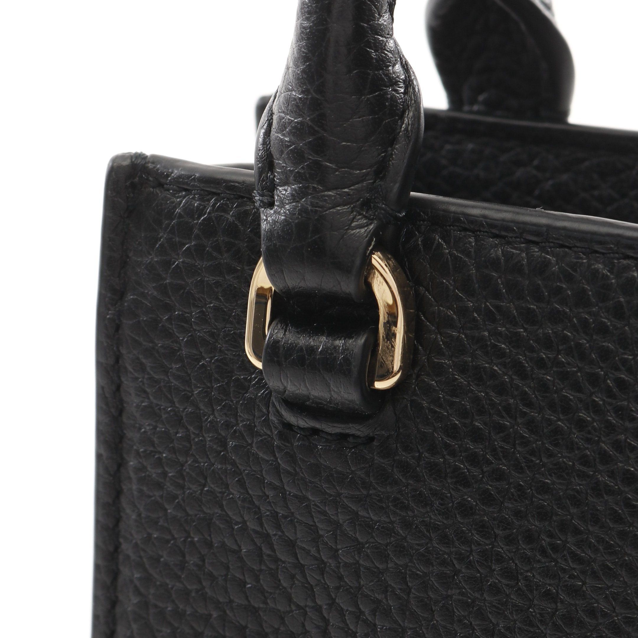 Tory Burch Tory Burch Blake Mini Shopper Break Handbag Tote Bag Leather Black Size ONE SIZE - 7 Thumbnail
