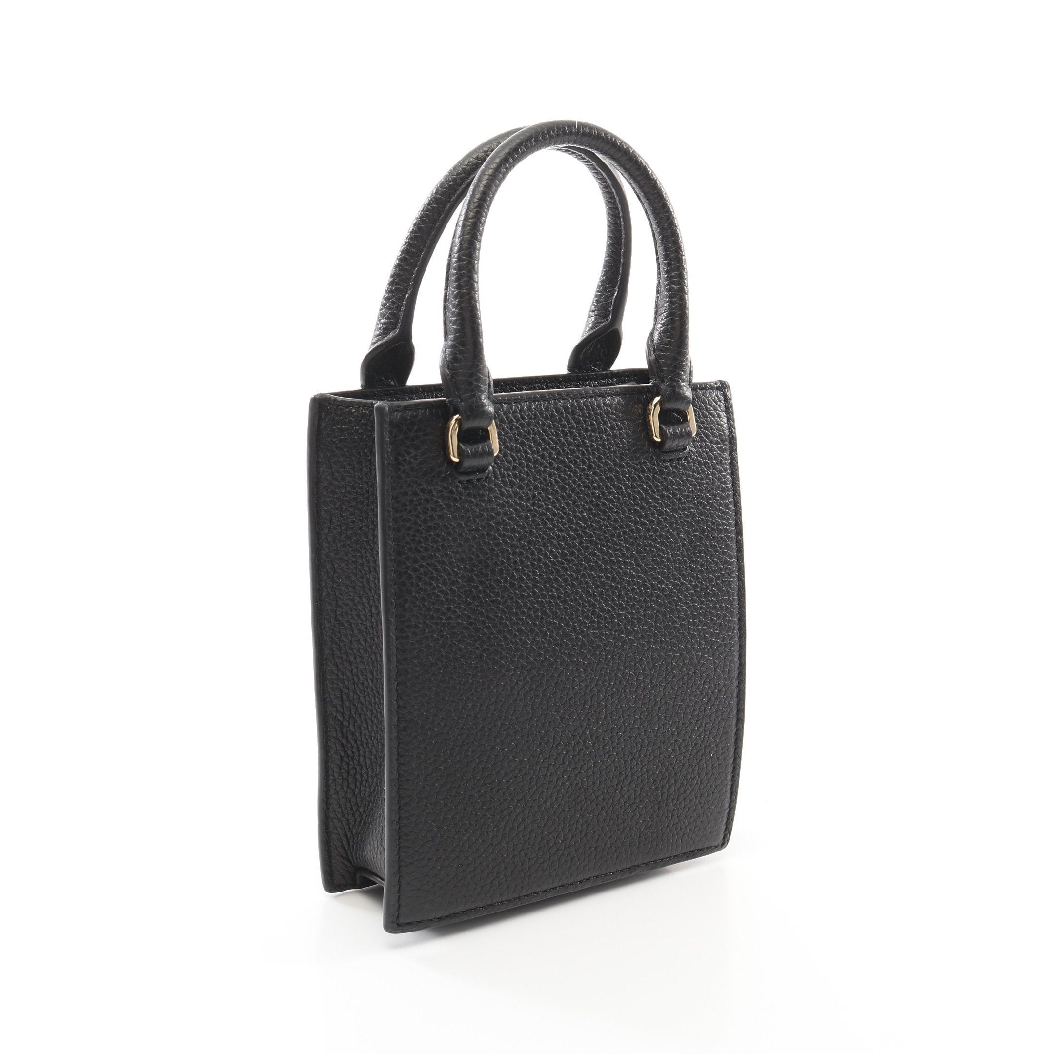 Tory Burch Tory Burch Blake Mini Shopper Break Handbag Tote Bag Leather Black Size ONE SIZE - 2 Thumbnail
