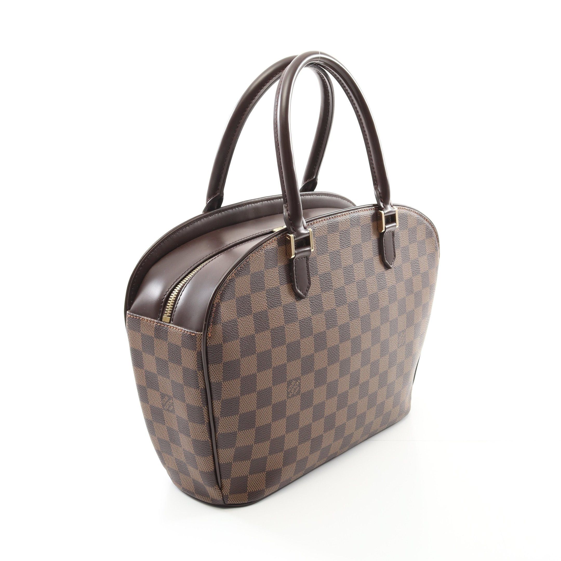 Louis Vuitton Louis Vuitton Saria Horizontal Damier Ebene Handbag Leather Brown Size ONE SIZE - 2 Thumbnail