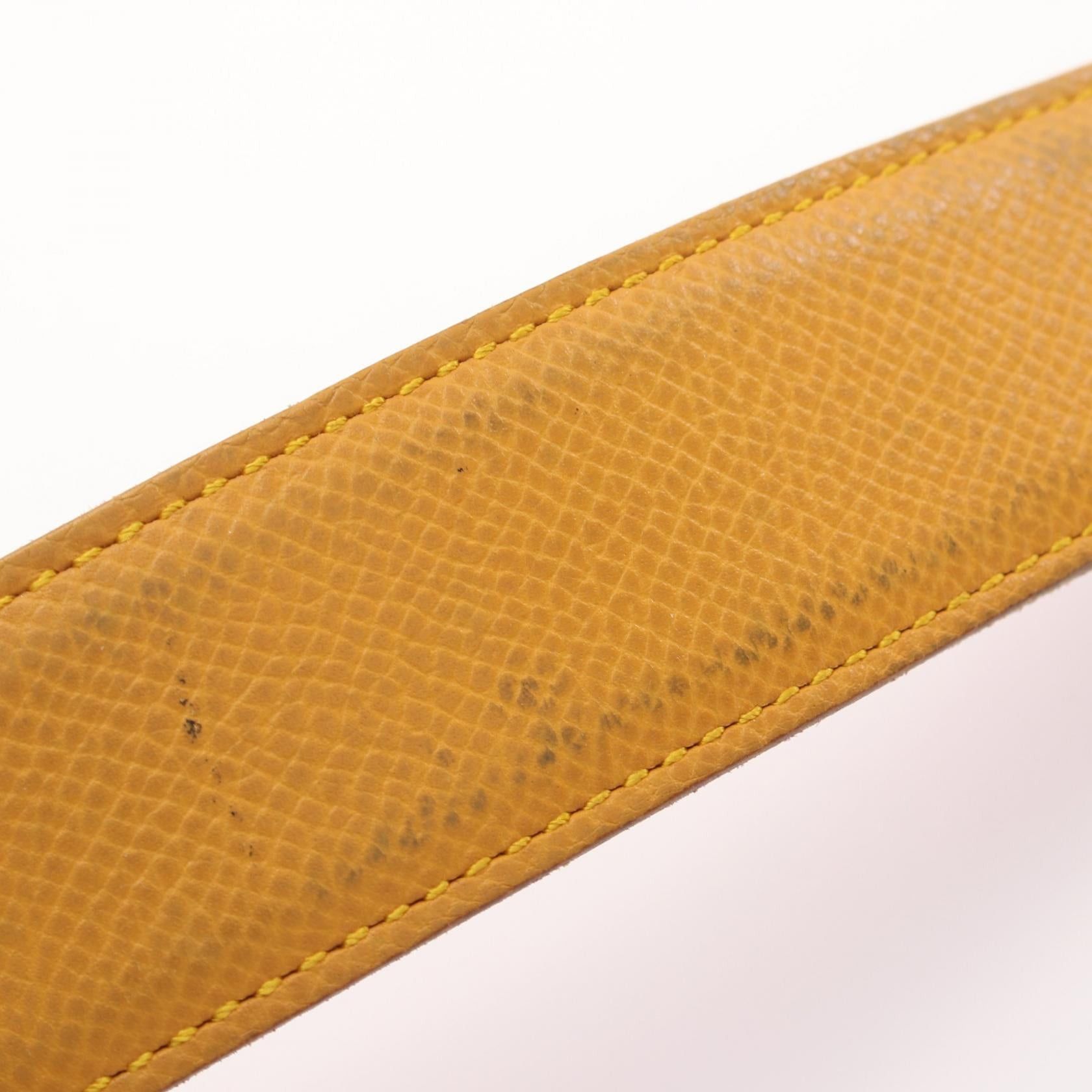 Hermes Hermes Constance H-Belt Jaune Rougewif Belt Courchevel Yellow Red Gold Hardware Reversible □B Stamp (Manufactured Around 1998) Size ONE SIZE - 11 Thumbnail